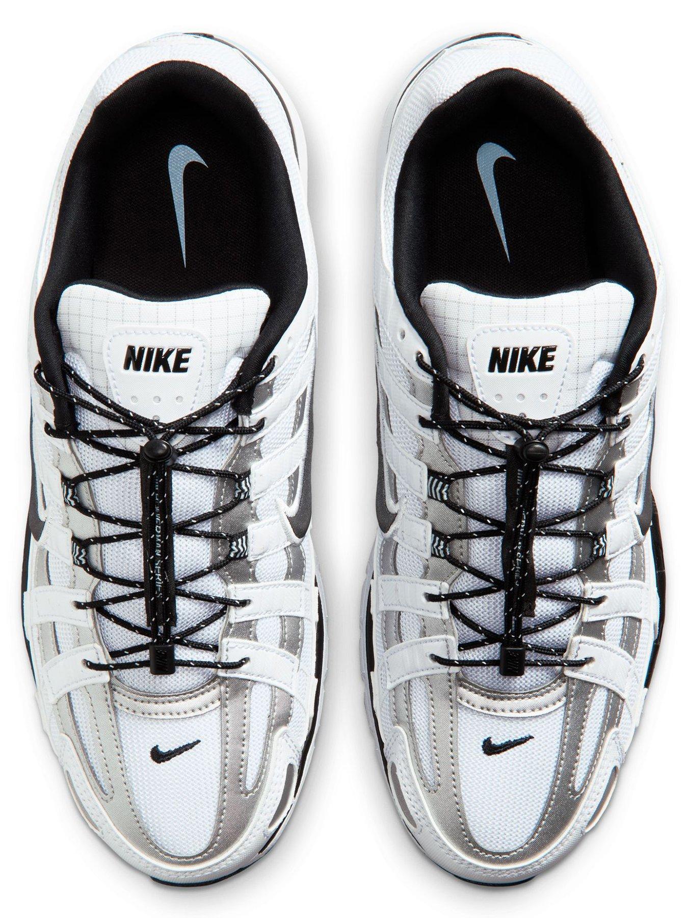Image 4 of 7 of Nike Mens P-6000 Bungee Cord Laces Trainers - Grey