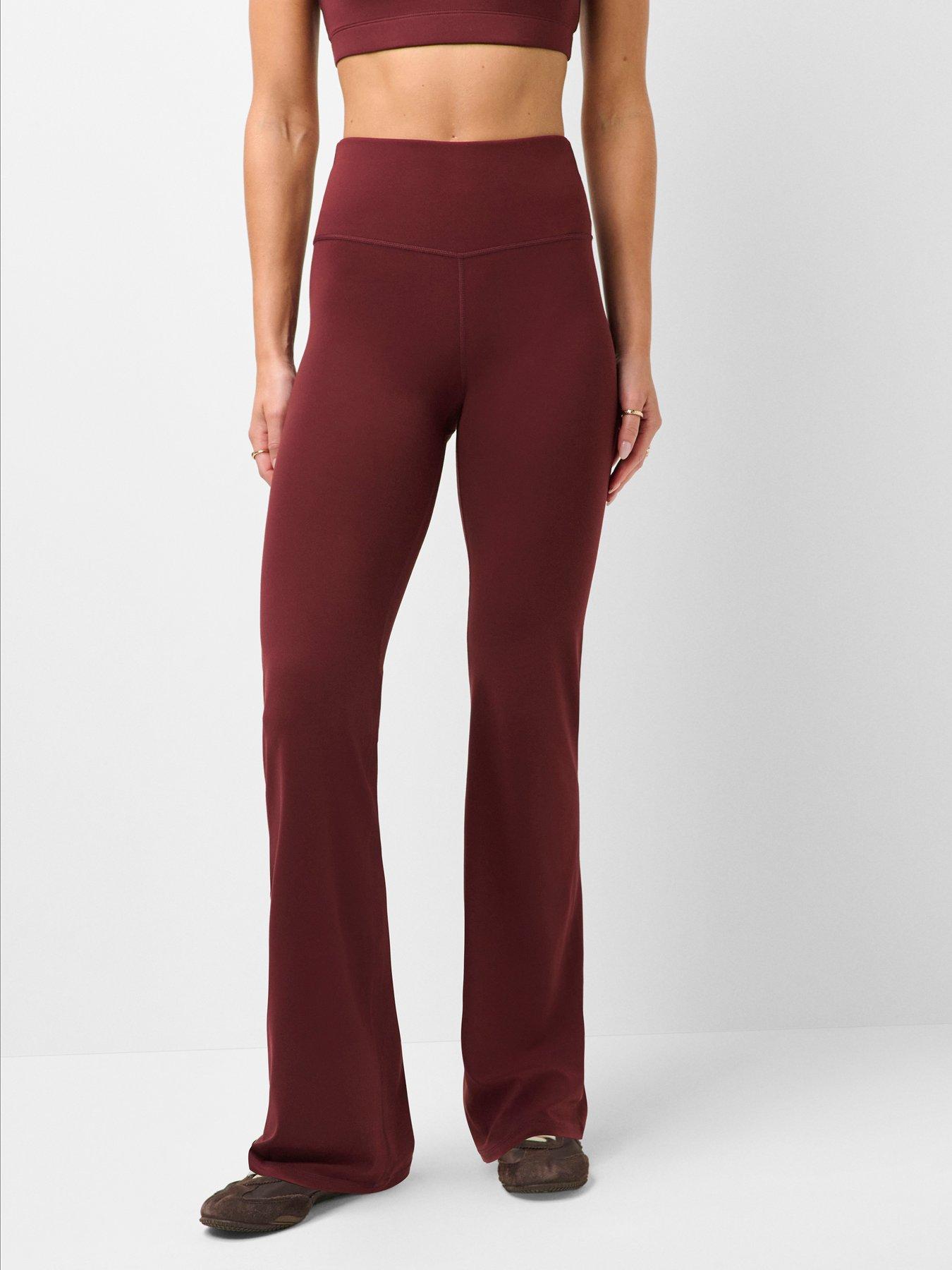 Image 1 of 5 of Sweaty Betty Womens Training All Day Stretch Straight Leg Trousers - Red