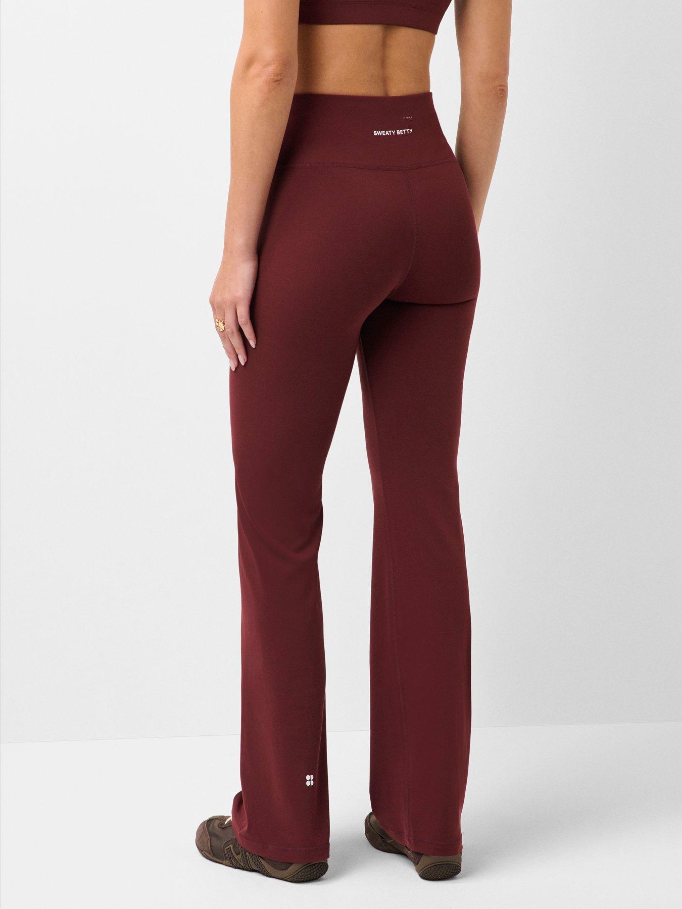 Image 2 of 5 of Sweaty Betty Womens Training All Day Stretch Straight Leg Trousers - Red