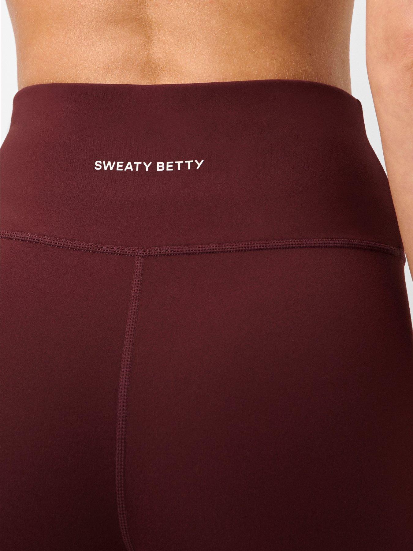Image 4 of 5 of Sweaty Betty Womens Training All Day Stretch Straight Leg Trousers - Red