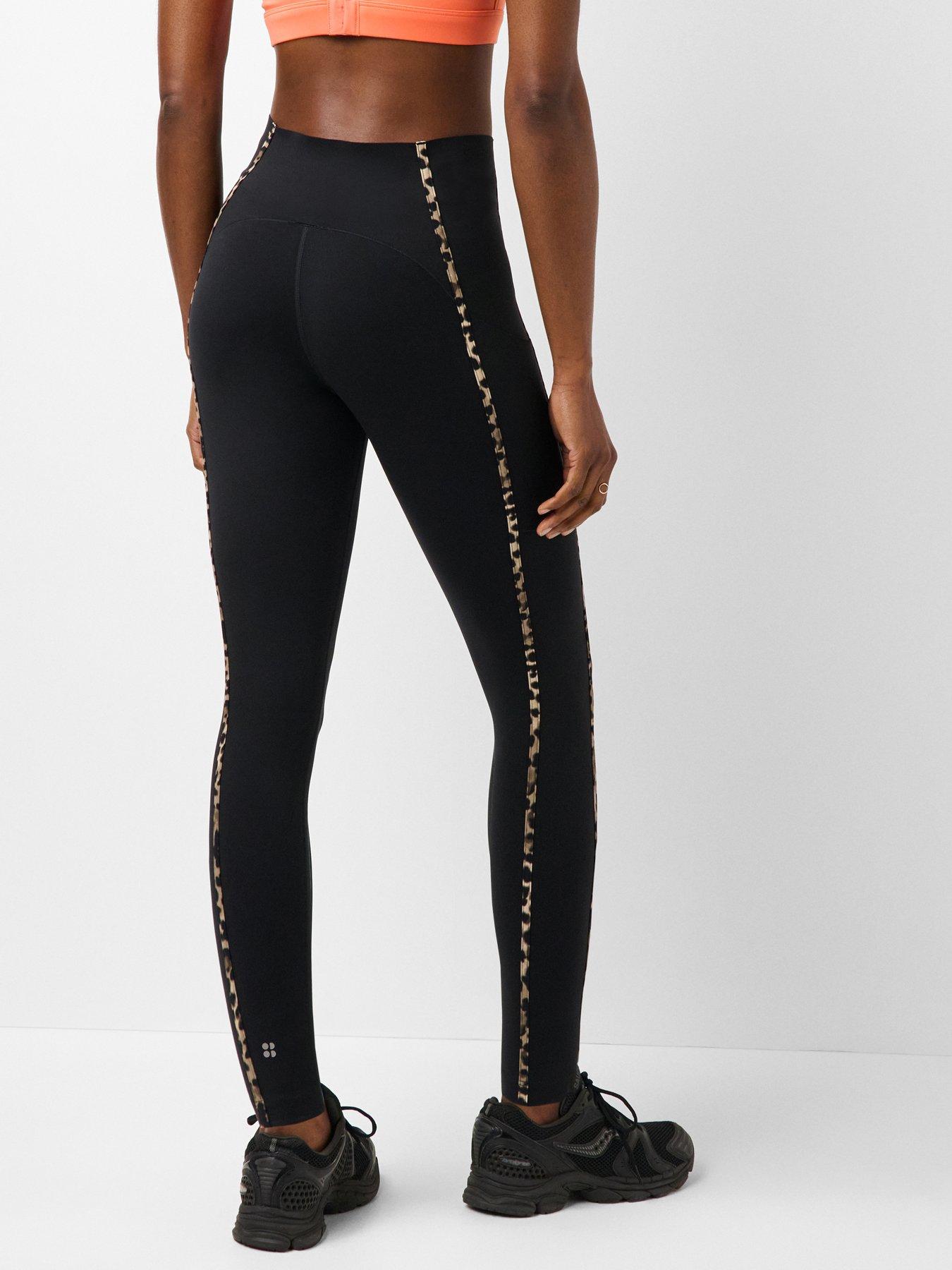 Image 2 of 5 of Sweaty Betty Womens Training Power Binding Ultrasculpt Leggings - Black