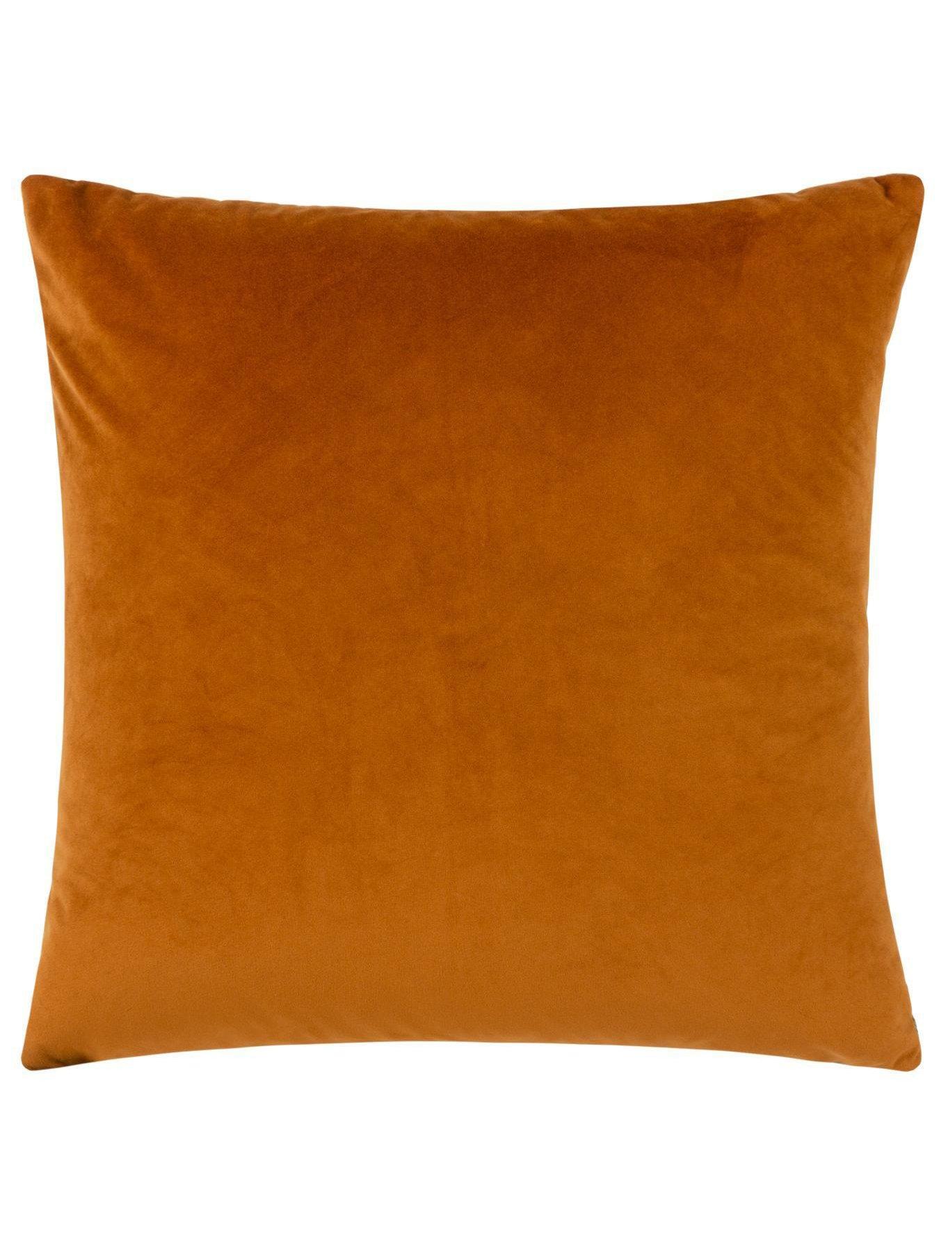 Image 4 of 5 of Paoletti Ledbury 45x45 Polyester Cushion Ginger/grey