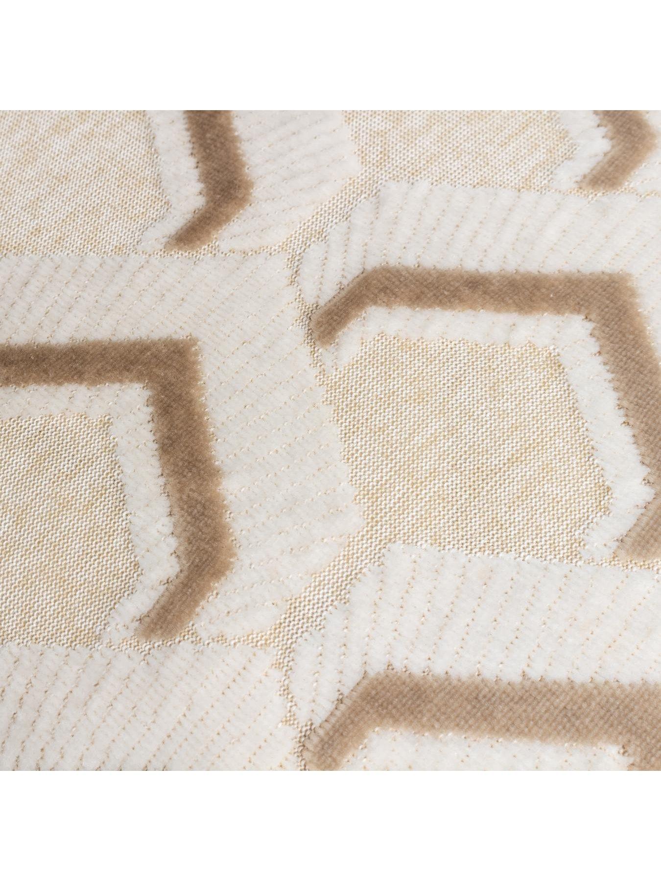 Image 3 of 6 of Paoletti Ledbury 45x45 Polyester Cushion Warm Taupe