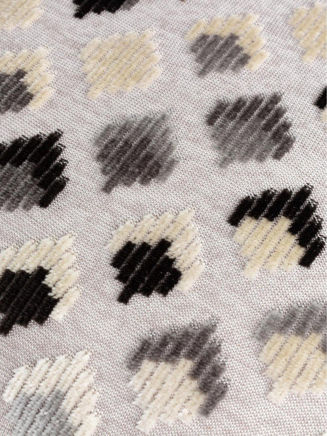 Image 3 of 6 of Paoletti Lexington 40x60 Polyester Cushion Grey/black