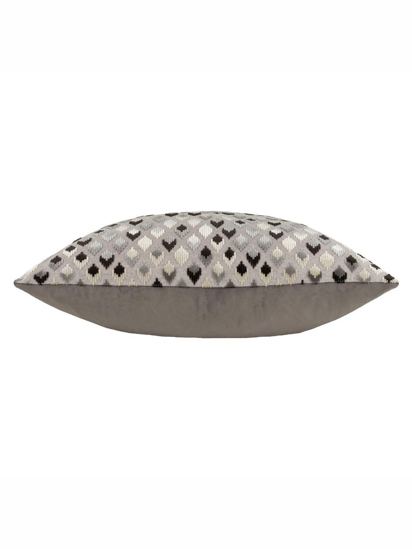 Image 5 of 6 of Paoletti Lexington 40x60 Polyester Cushion Grey/black
