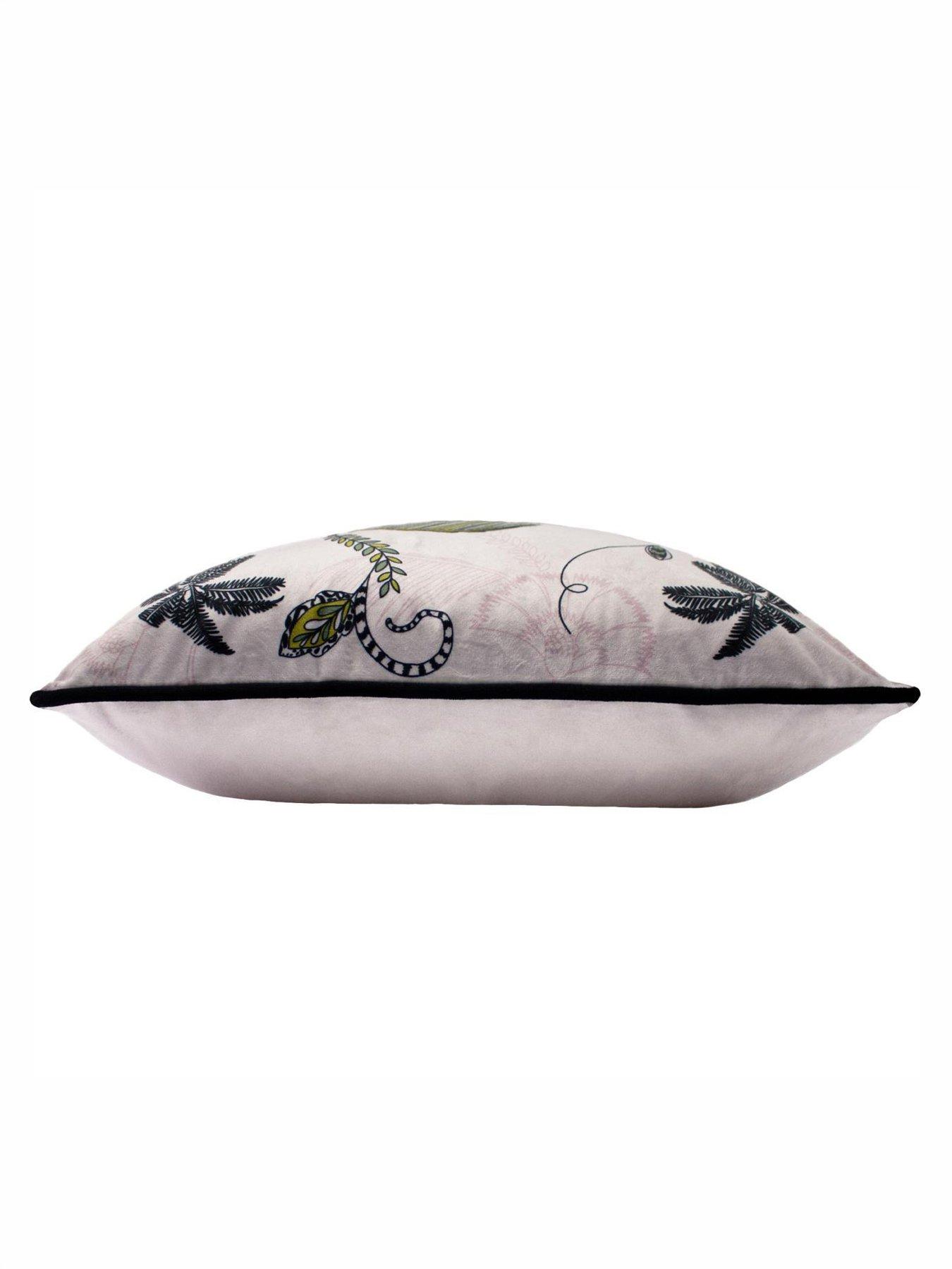Image 4 of 4 of Paoletti Tropica Cheetah 45x45 Polyester Cushion Blush