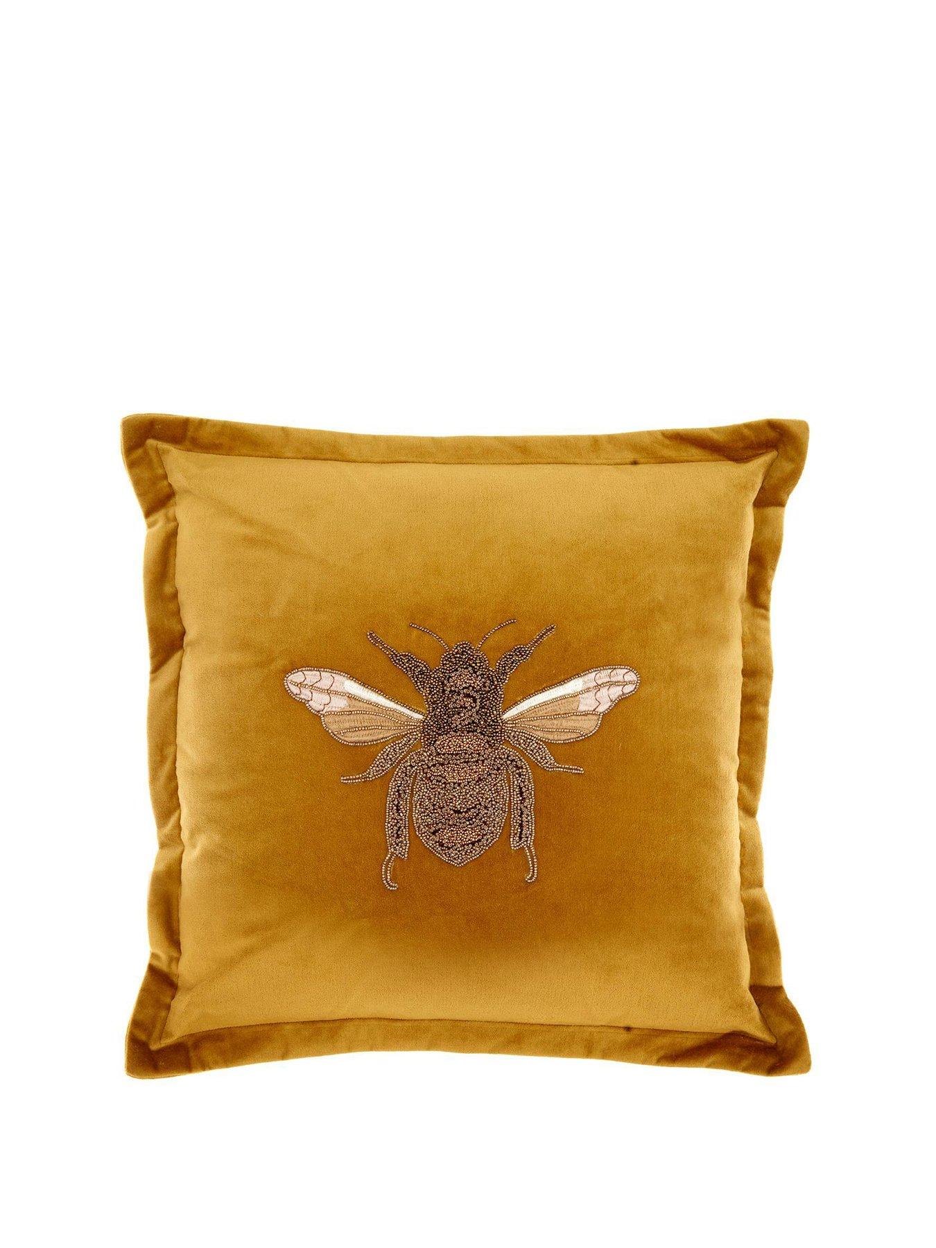 Image 2 of 2 of Layla 50x50 Feather Cushion Mustard