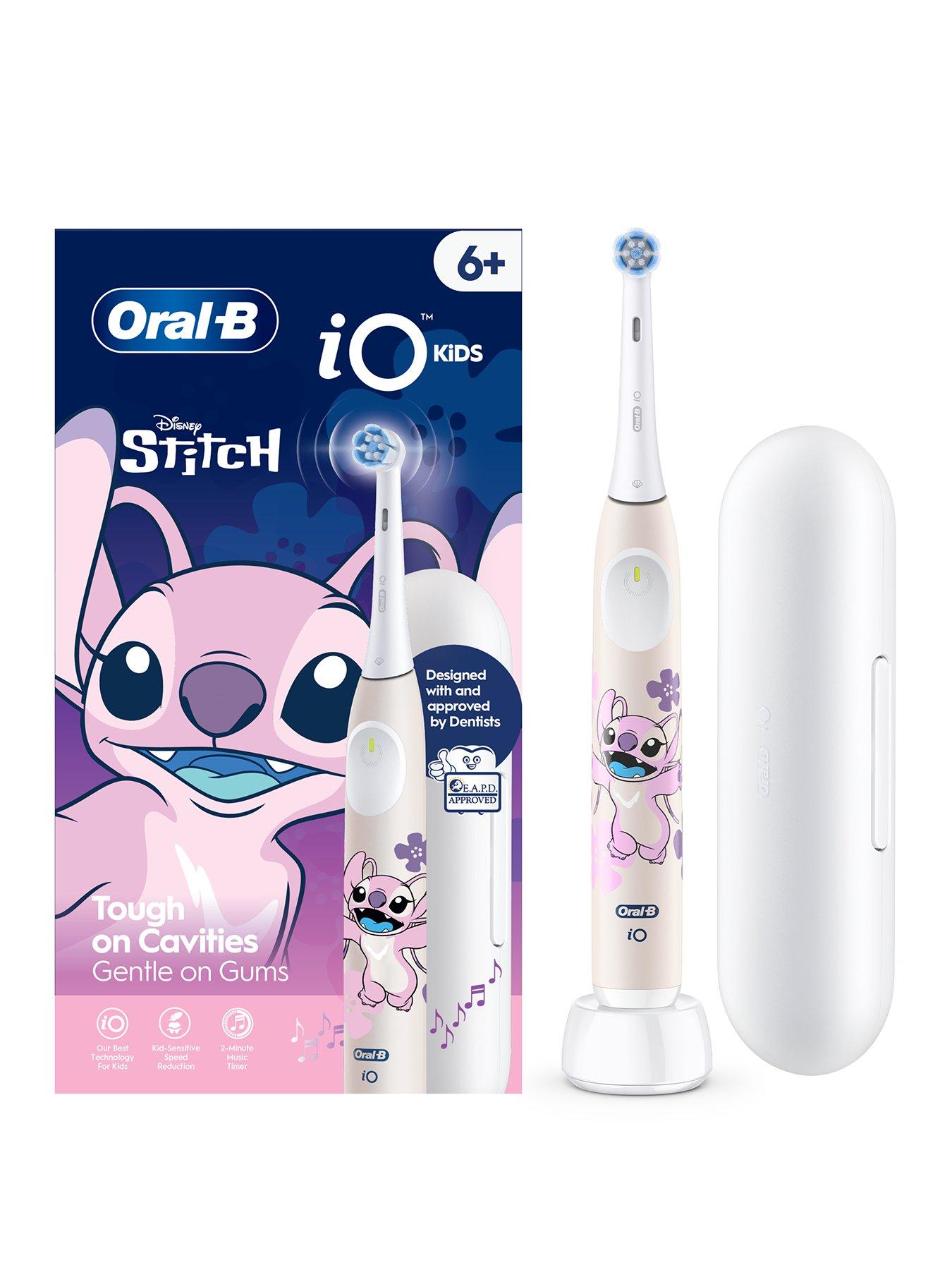Image 1 of 8 of Oral-B iO Kids Disney Angel - Lilo & Stitch - Electric Toothbrush, 1 Toothbrush Head, 1 Travel Case