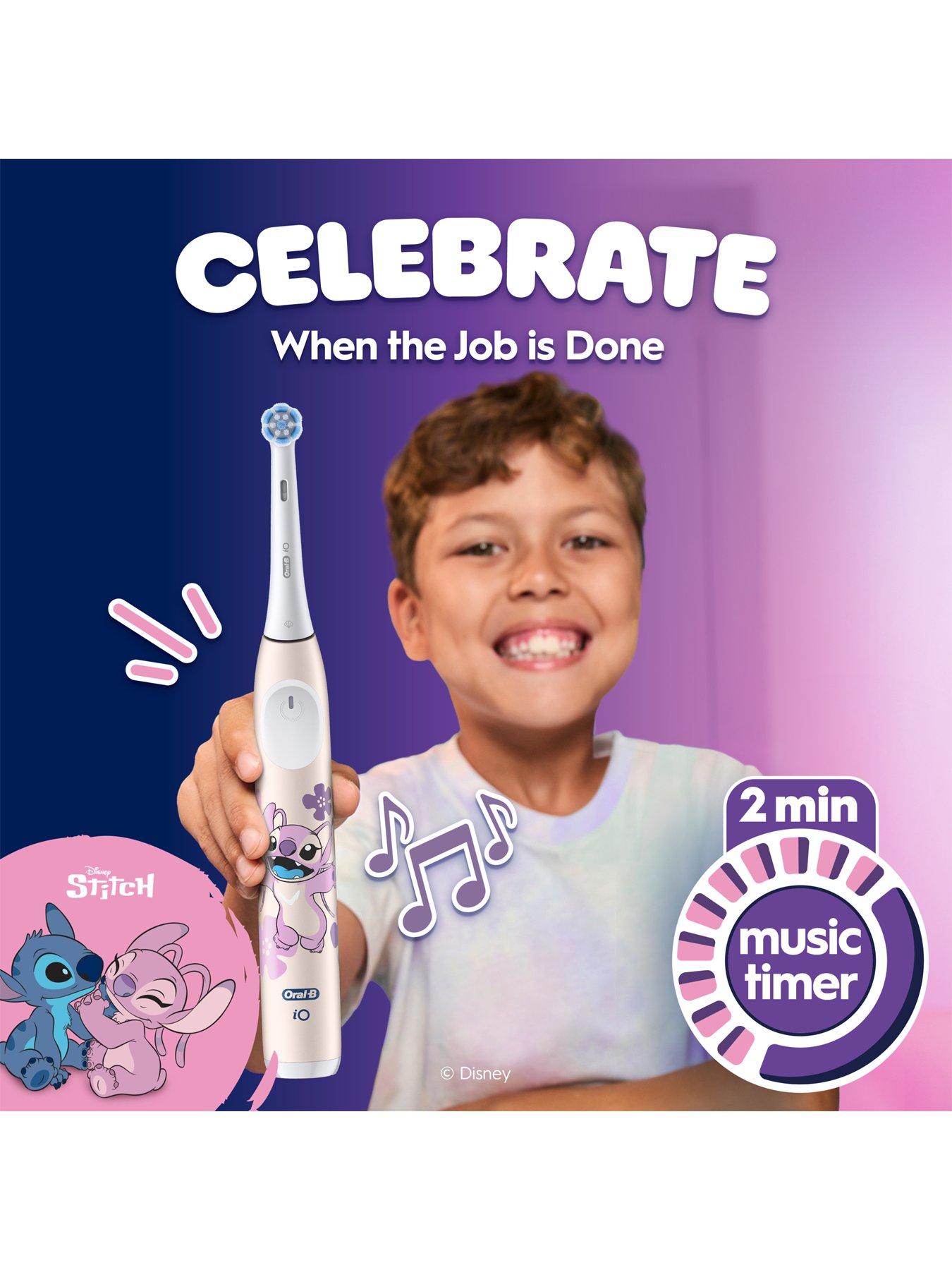 Image 6 of 8 of Oral-B iO Kids Disney Angel - Lilo & Stitch - Electric Toothbrush, 1 Toothbrush Head, 1 Travel Case