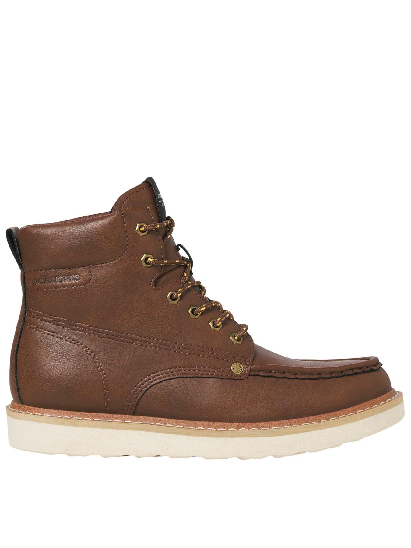 Jack & Jones Archway Moc Boot in Brown