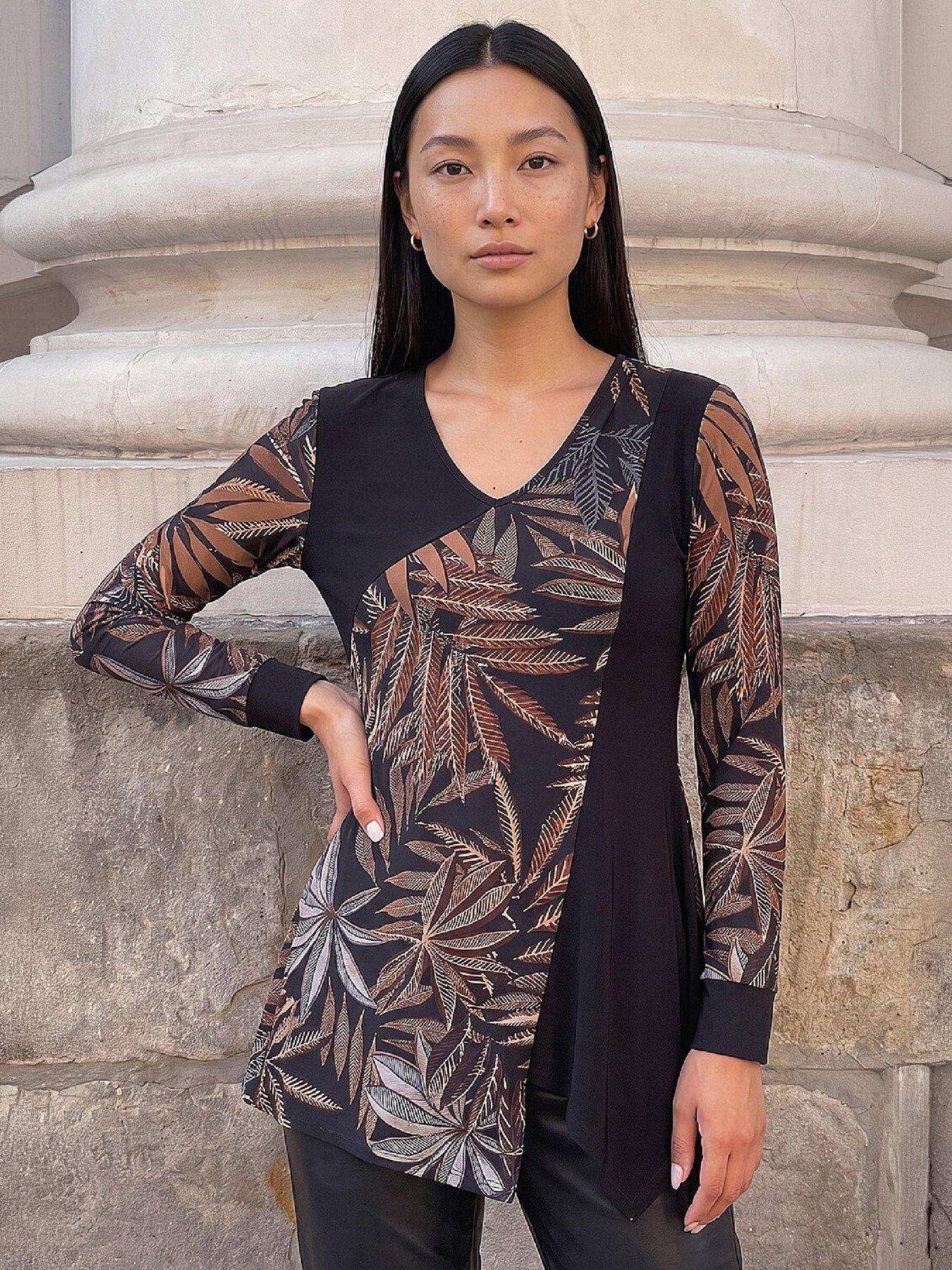 Image 1 of 4 of Roman Fern Asymmetric Panel Top
