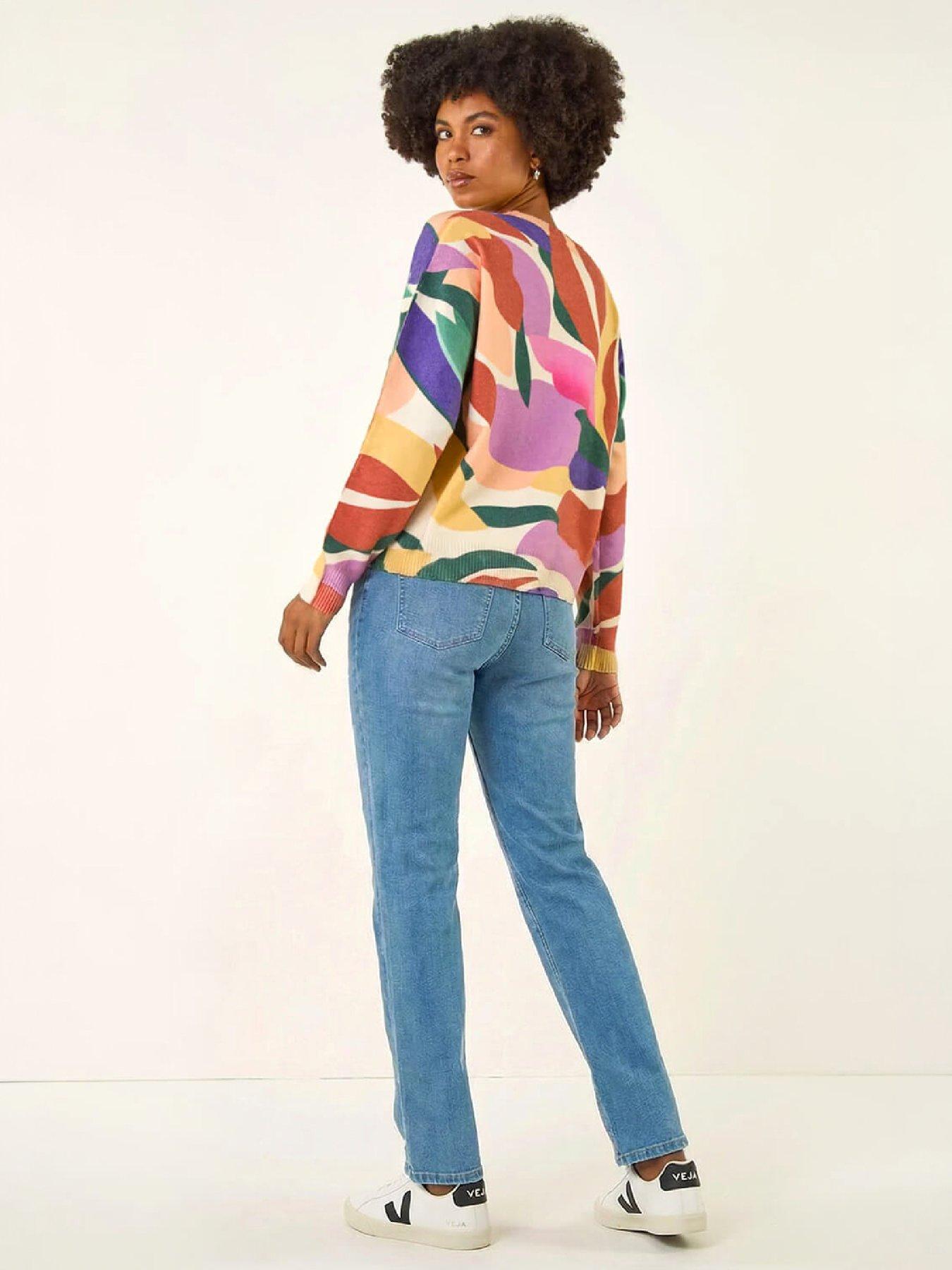Image 3 of 4 of Roman Sequin Leaf Knit Jumper