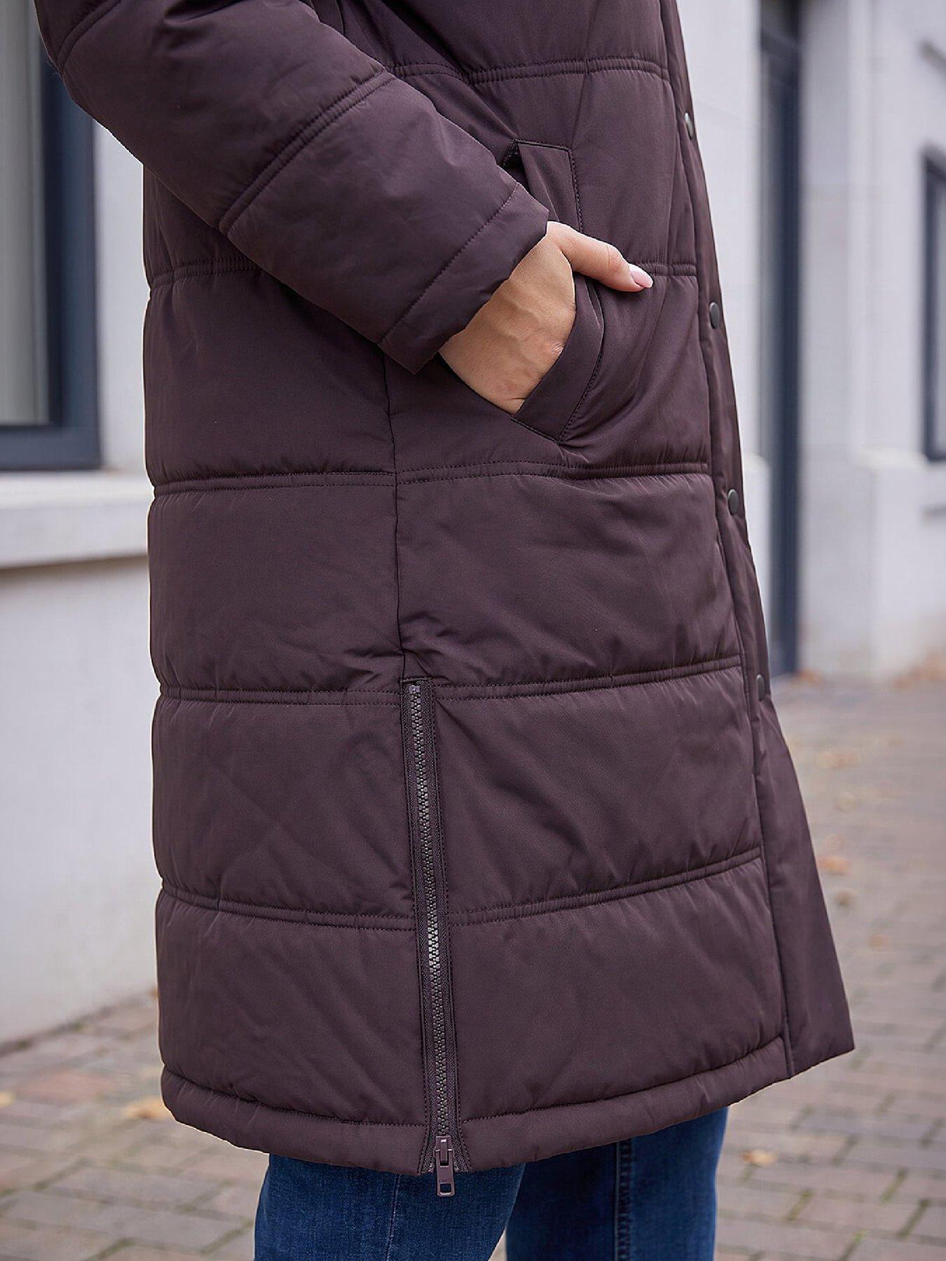 Image 4 of 4 of Roman Petite Puffer Coat