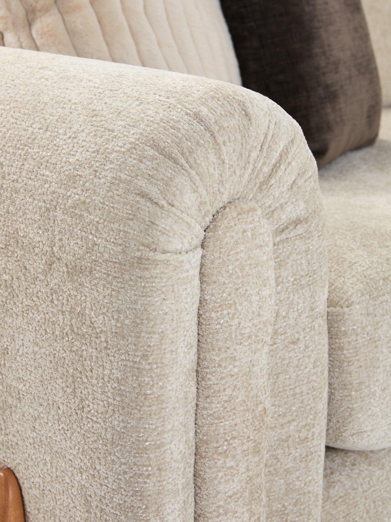 Image 6 of 7 of The Very Collection Alani Corner Group + Footstool Set (Buy &amp; SAVE!) - Made to Order in the UK