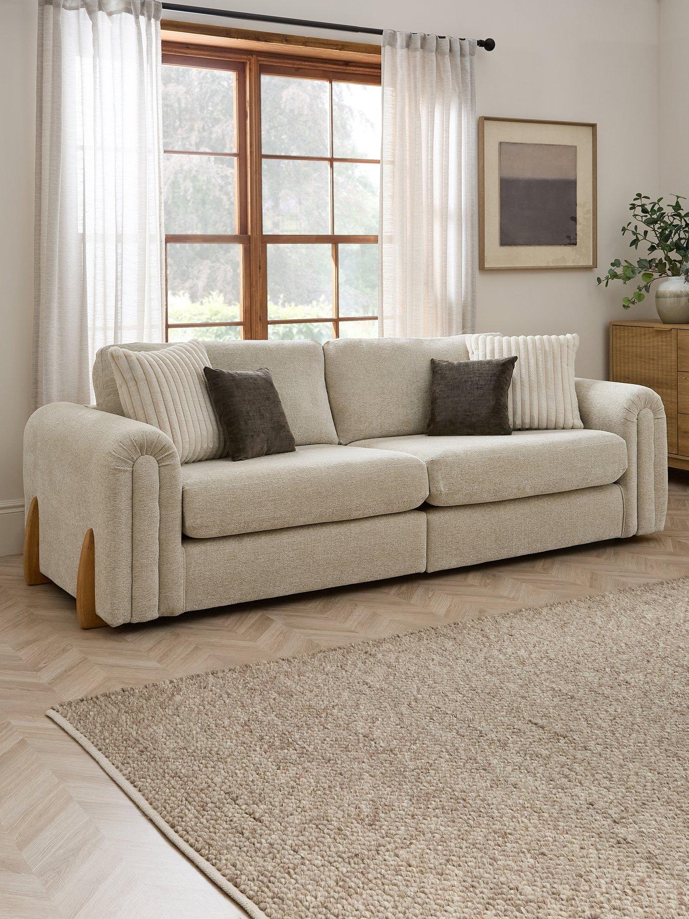 Image 1 of 7 of The Very Collection Alani 4 Seater Sofa - Made to Order in the UK