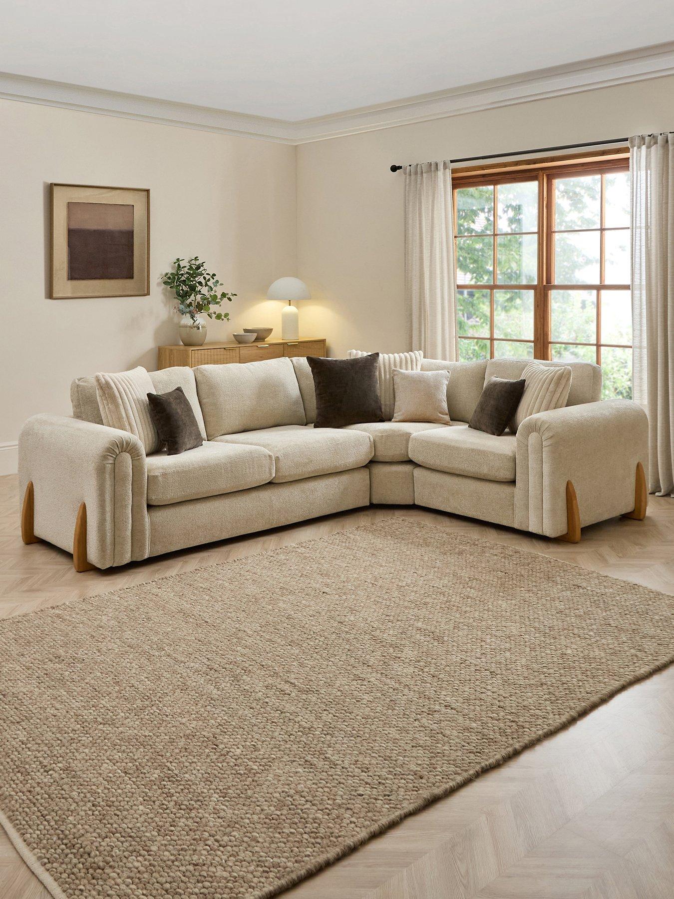 Image 1 of 7 of The Very Collection Alani Right Hand Double Arm Corner Group - Made to Order in the UK