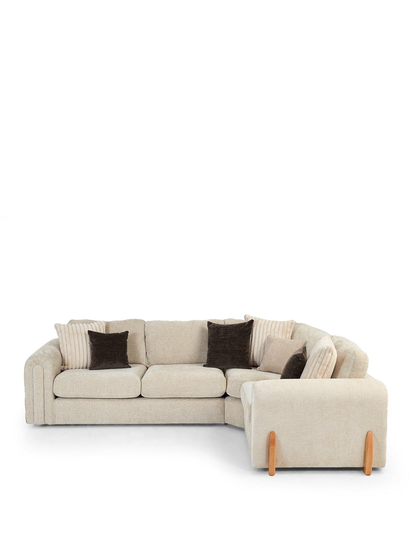 Image 2 of 7 of The Very Collection Alani Right Hand Double Arm Corner Group - Made to Order in the UK
