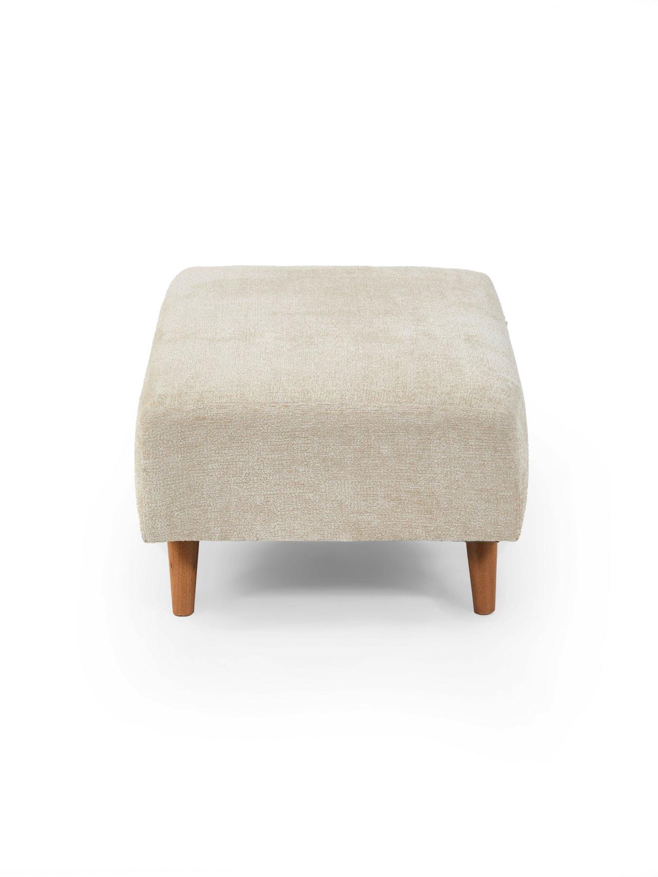 Image 4 of 7 of The Very Collection Alani Left Hand Double Arm Corner Group + Footstool Set (Buy &amp; SAVE!) - Made to Order in the UK