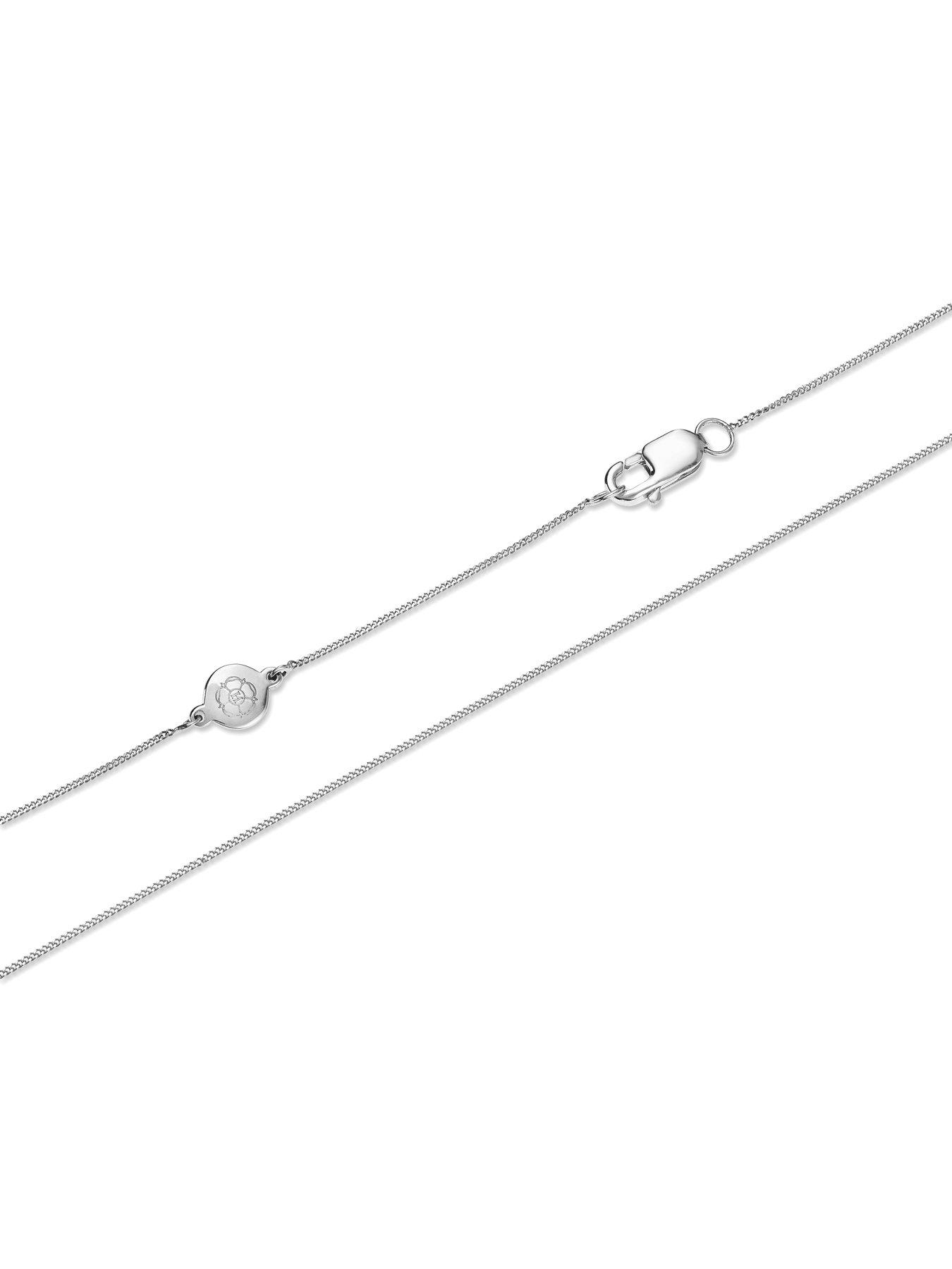 Image 3 of 3 of Harriet by Hsamuel 9ct White Gold 1ct Lab-Grown Diamond Solitaire Pendant Necklace