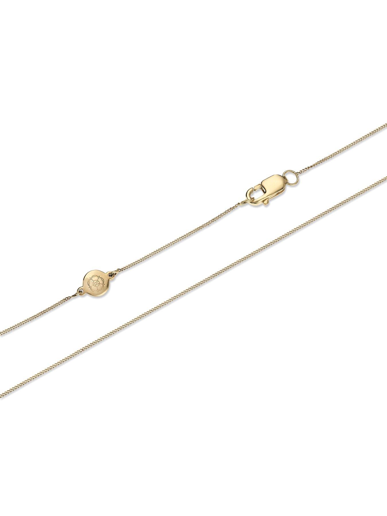 Image 3 of 3 of Harriet by HSamuel 9ct Yellow Gold 1ct Lab-Grown Diamond Solitaire Pendant Necklace
