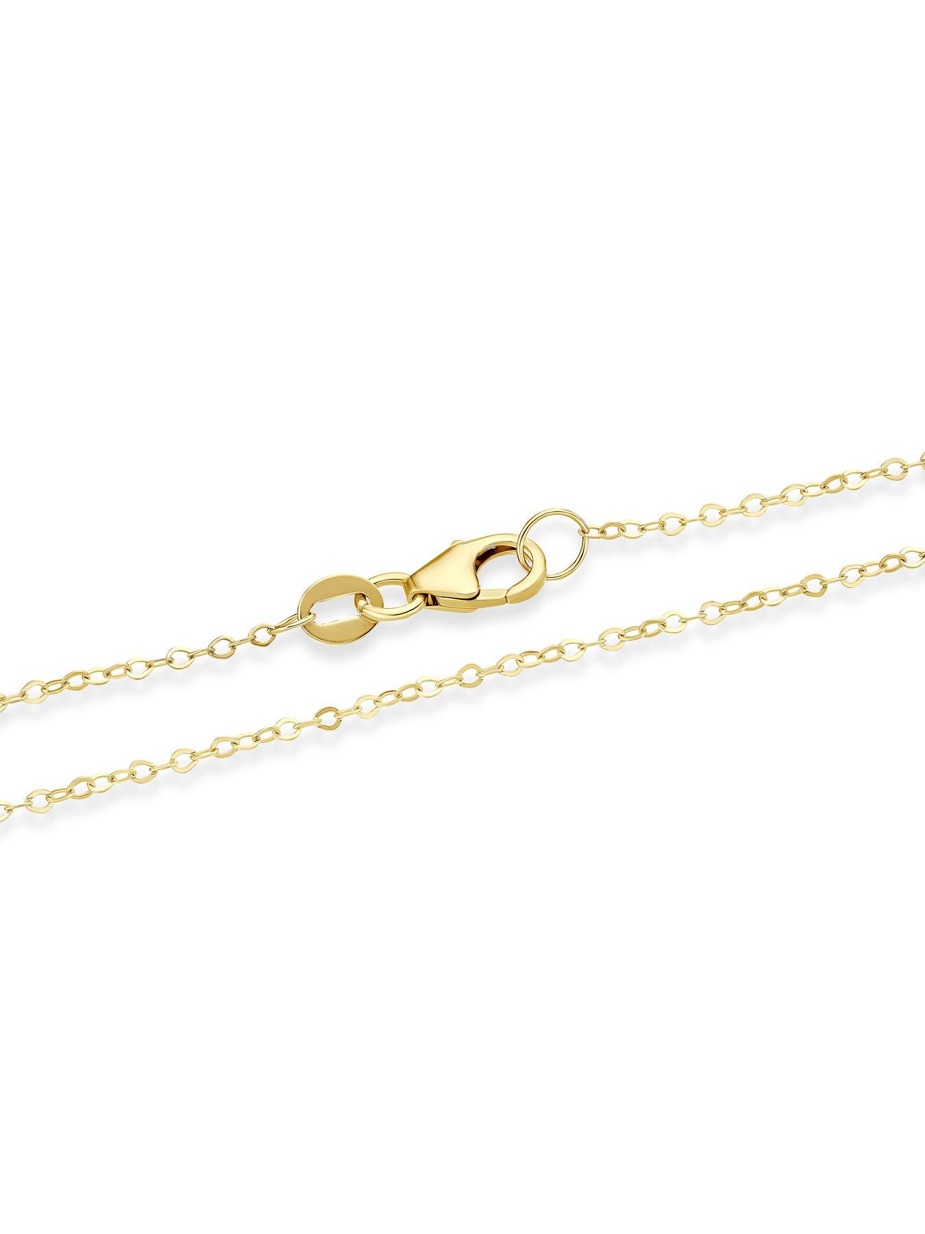Image 3 of 3 of Ernest Jones 9ct Yellow Gold&nbsp;Leaf Pendant