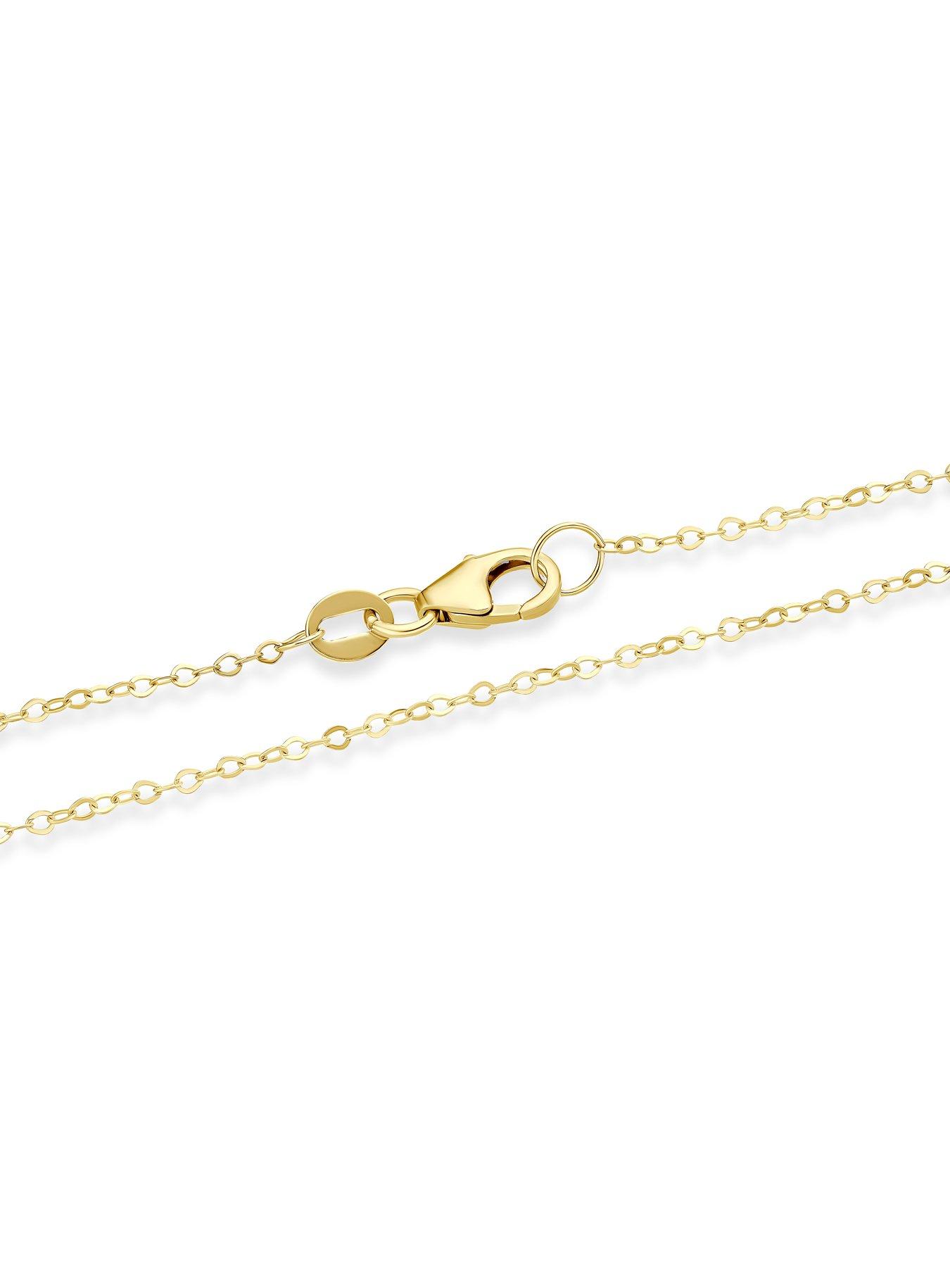 Image 3 of 3 of Ernest Jones Womens Tassel Strand Pendant Lobster Clasp Necklace - 9ct Yellow Gold
