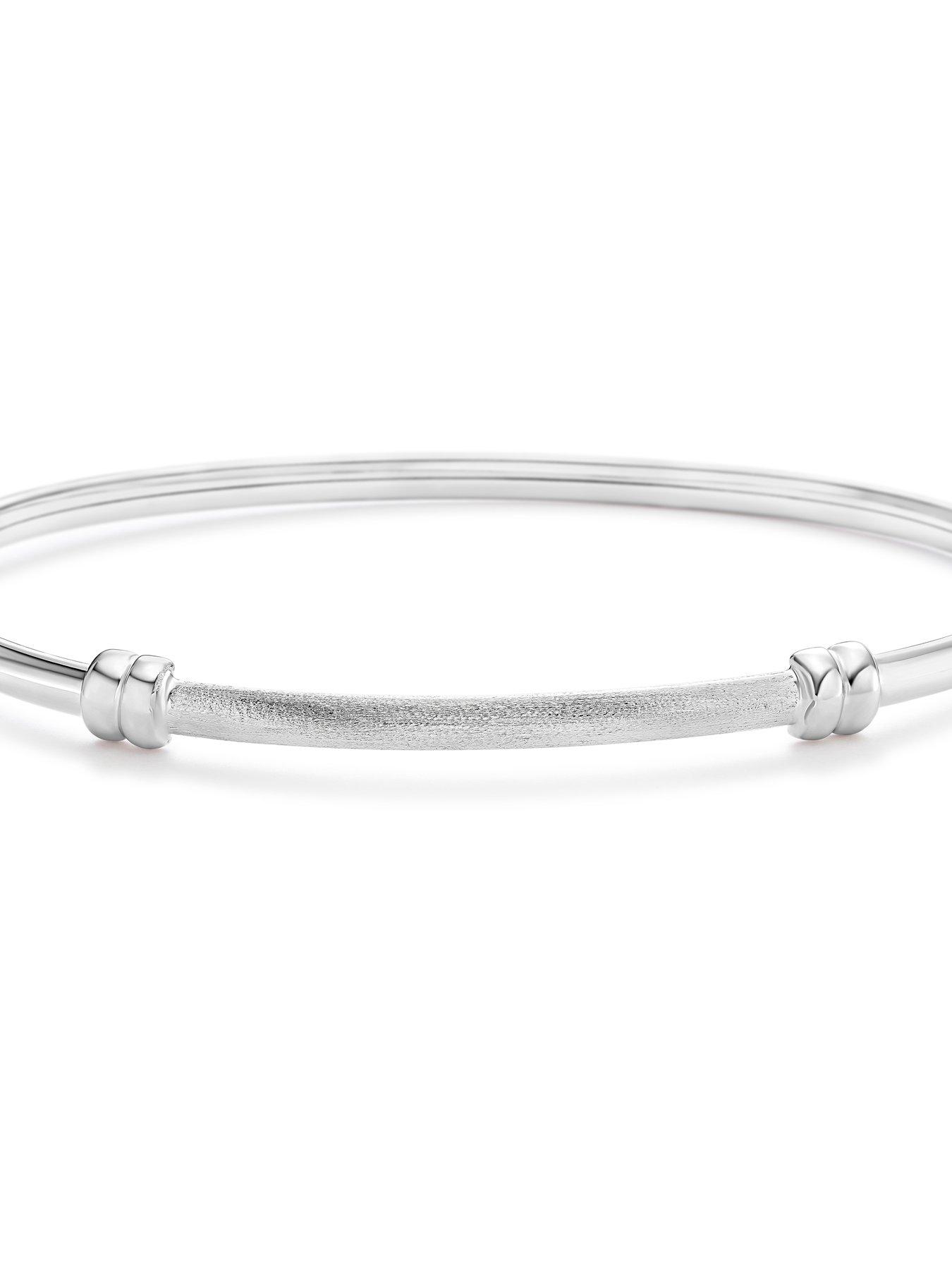 Image 2 of 2 of H. Samuel Sterling Silver Bar Detail Bangle