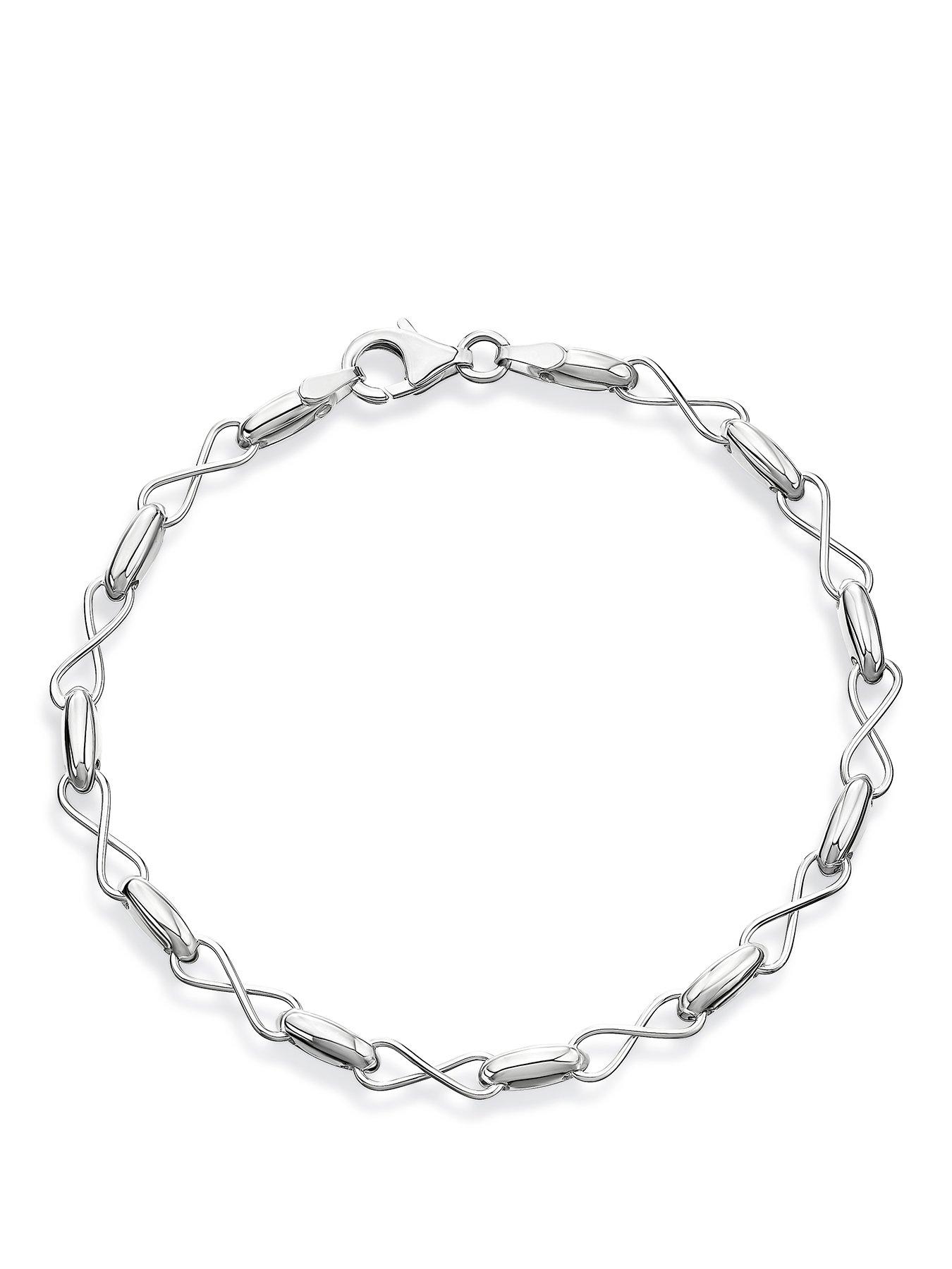 Image 1 of 3 of H. Samuel Sterling Silver Infinity Bar Bracelet