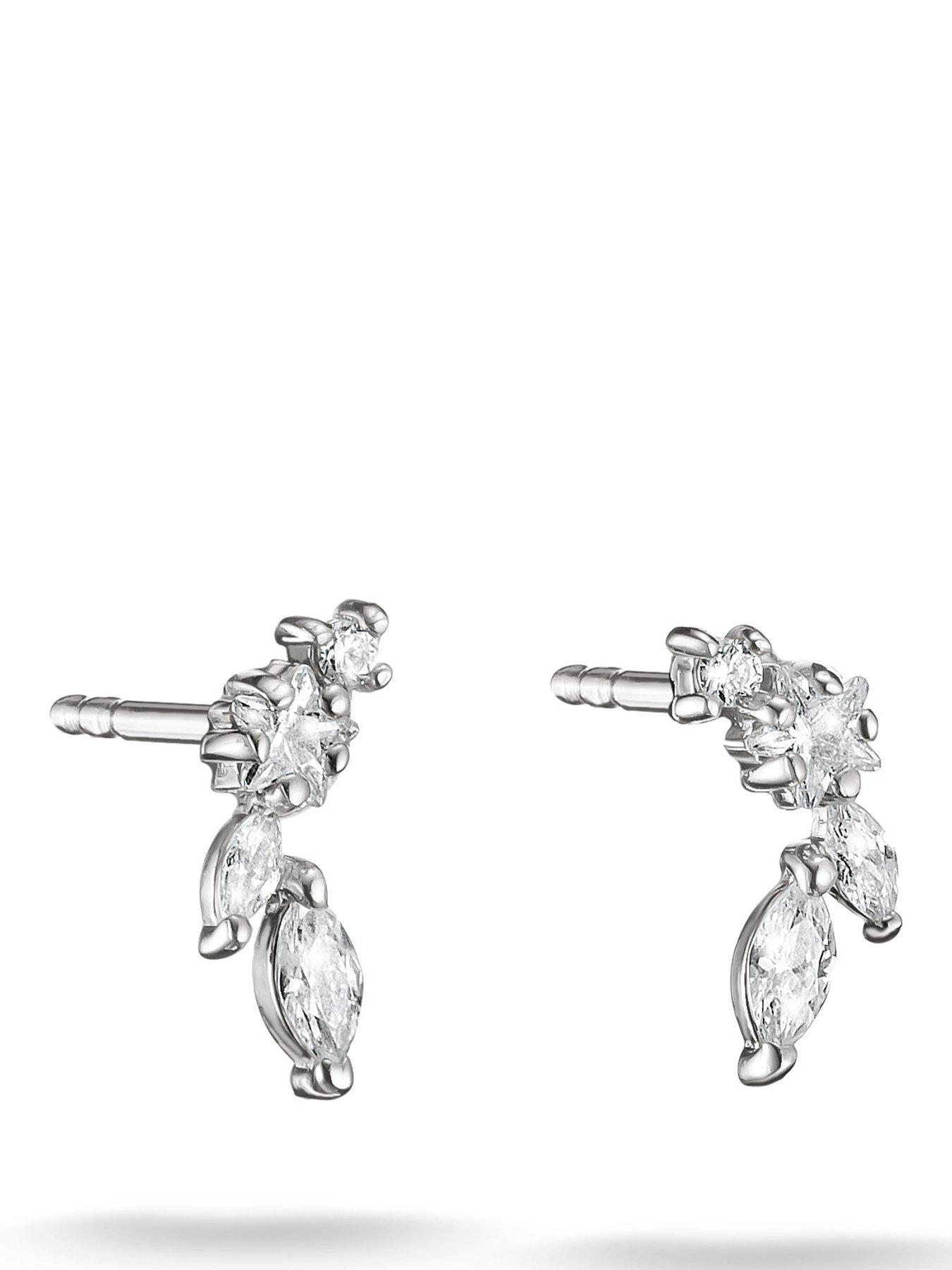 Image 1 of 2 of Thomas Sabo Delicate Stud Earrings w/white zirconia