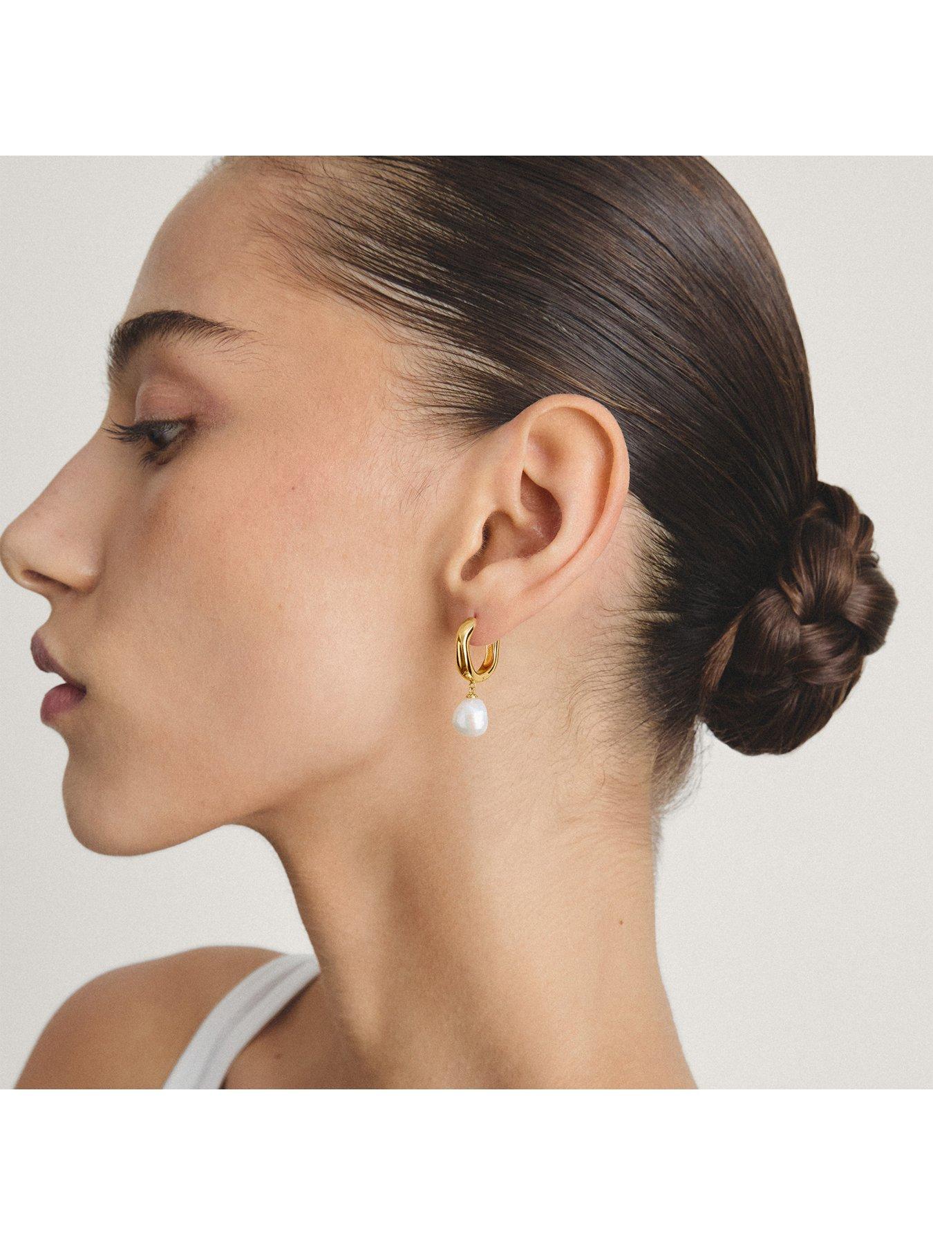 Image 4 of 4 of Thomas Sabo Recycled 925 Sterling SilverHoop Earring