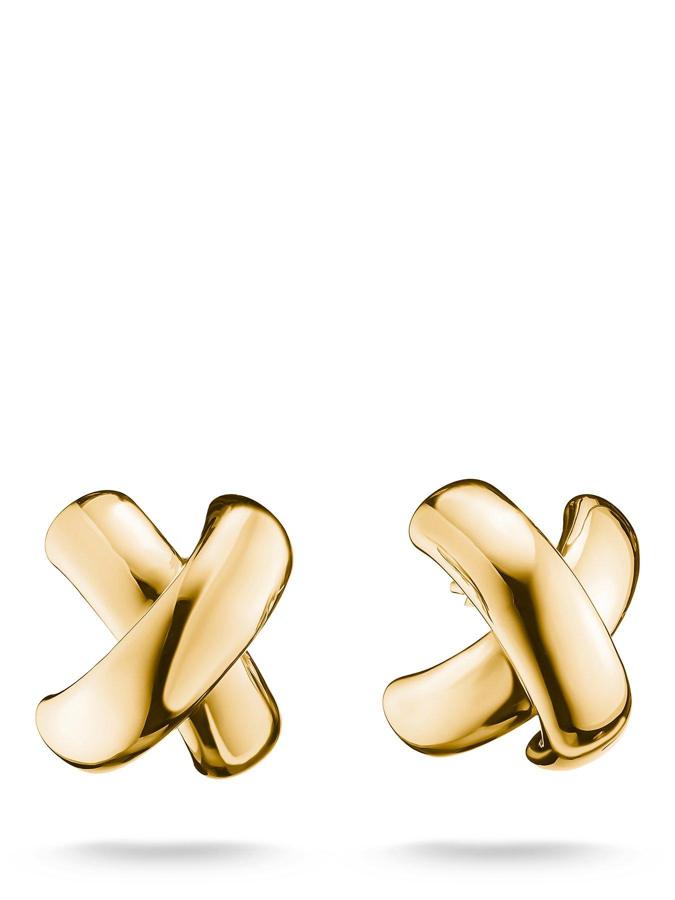 Image 1 of 3 of Thomas Sabo Cross Shaped Earrings
