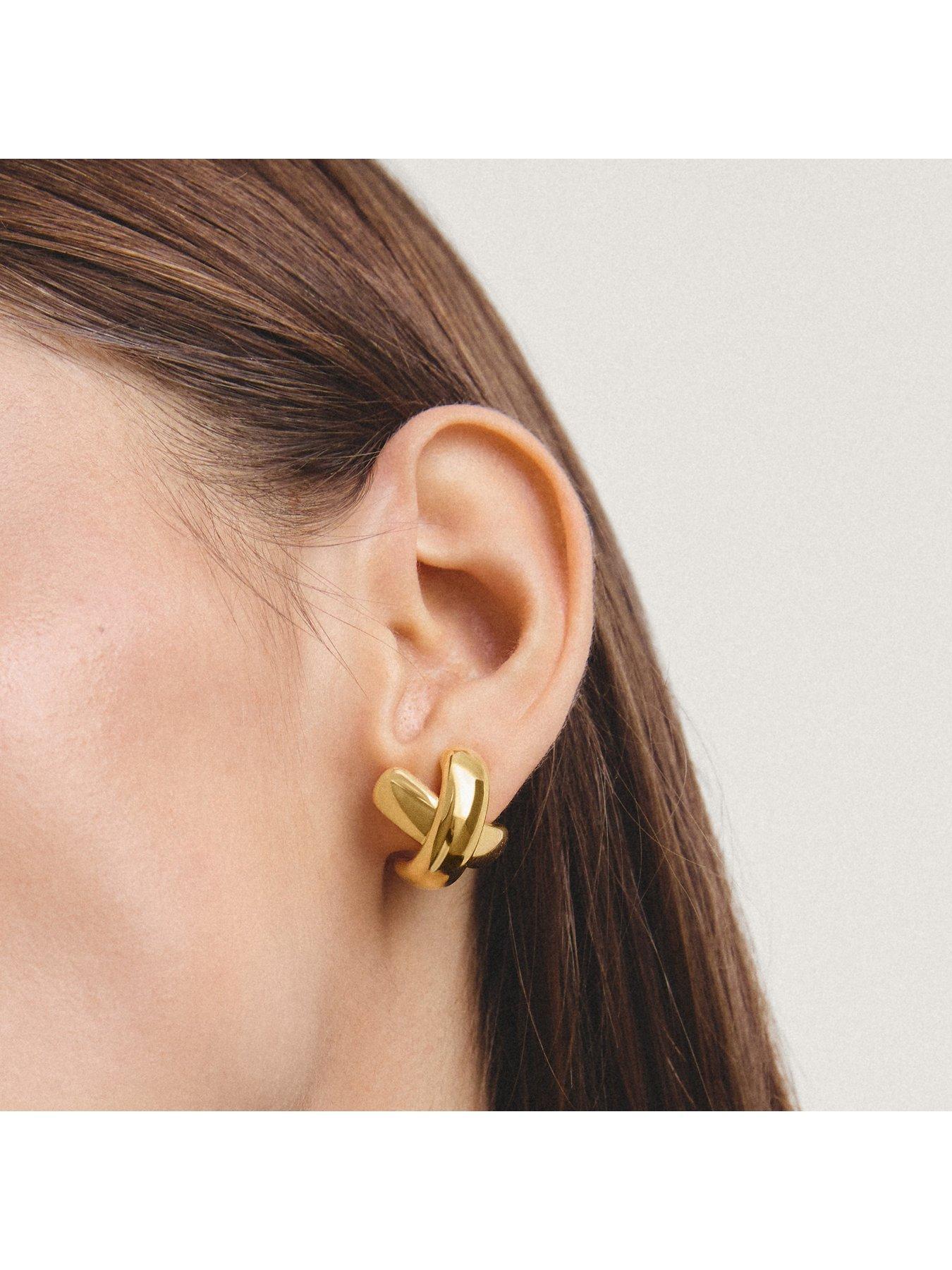 Image 3 of 3 of Thomas Sabo Cross Shaped Earrings