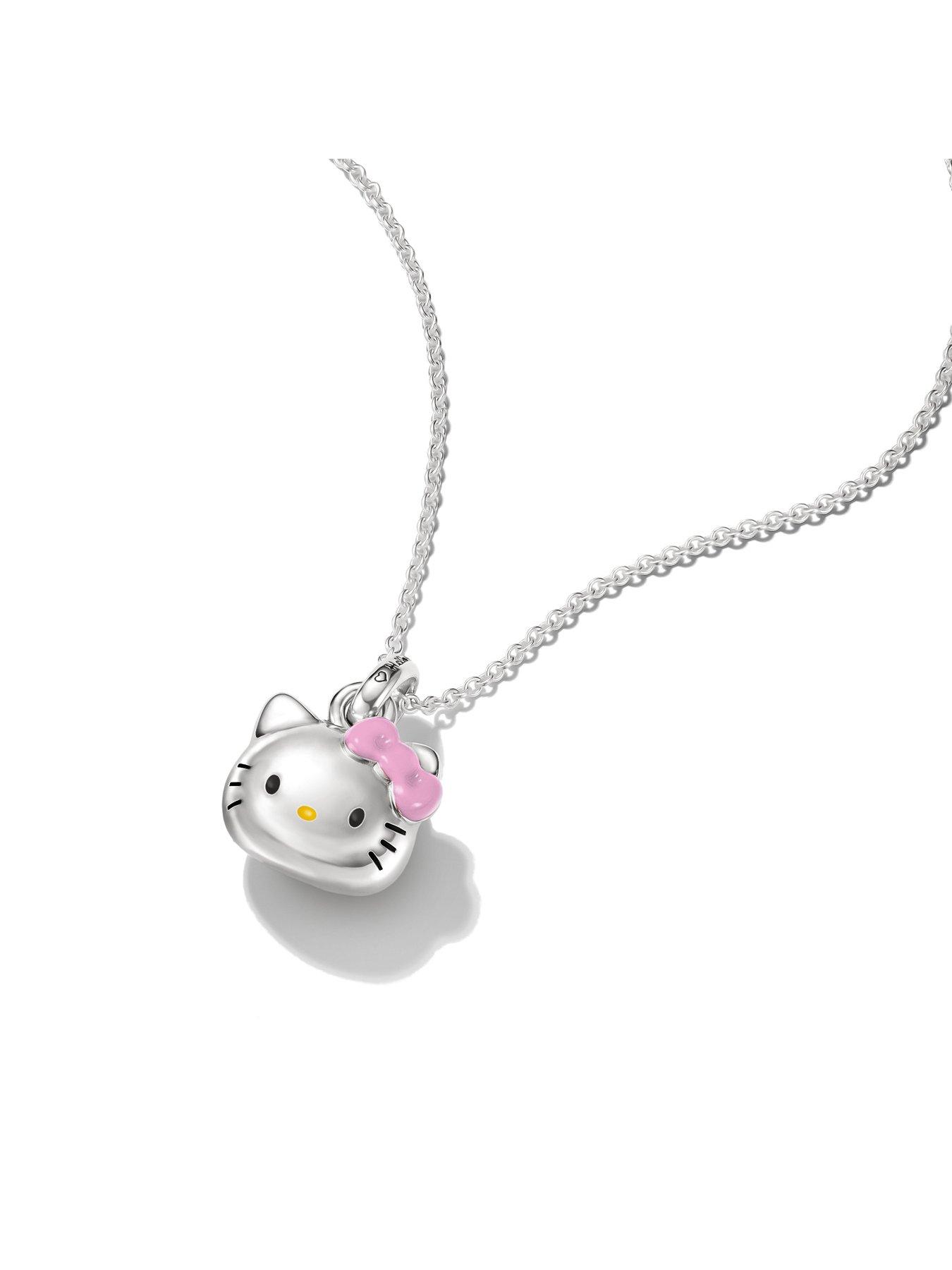 Image 2 of 3 of Thomas Sabo THOMAS SABO x Hello Kitty Pink Bow Necklace