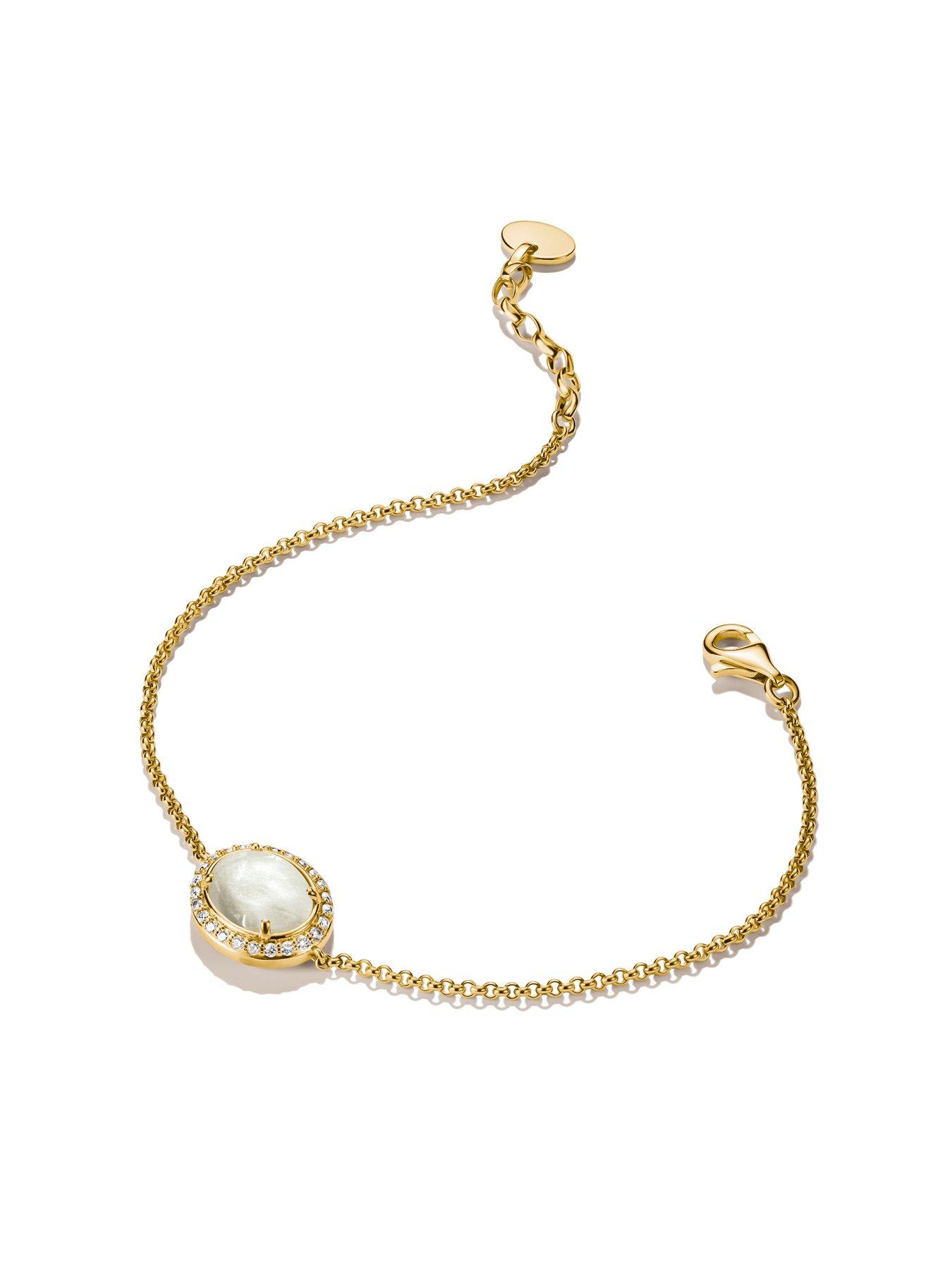 Image 2 of 4 of Thomas Sabo Mother-of-Pearl and White Zirconia Bracelet