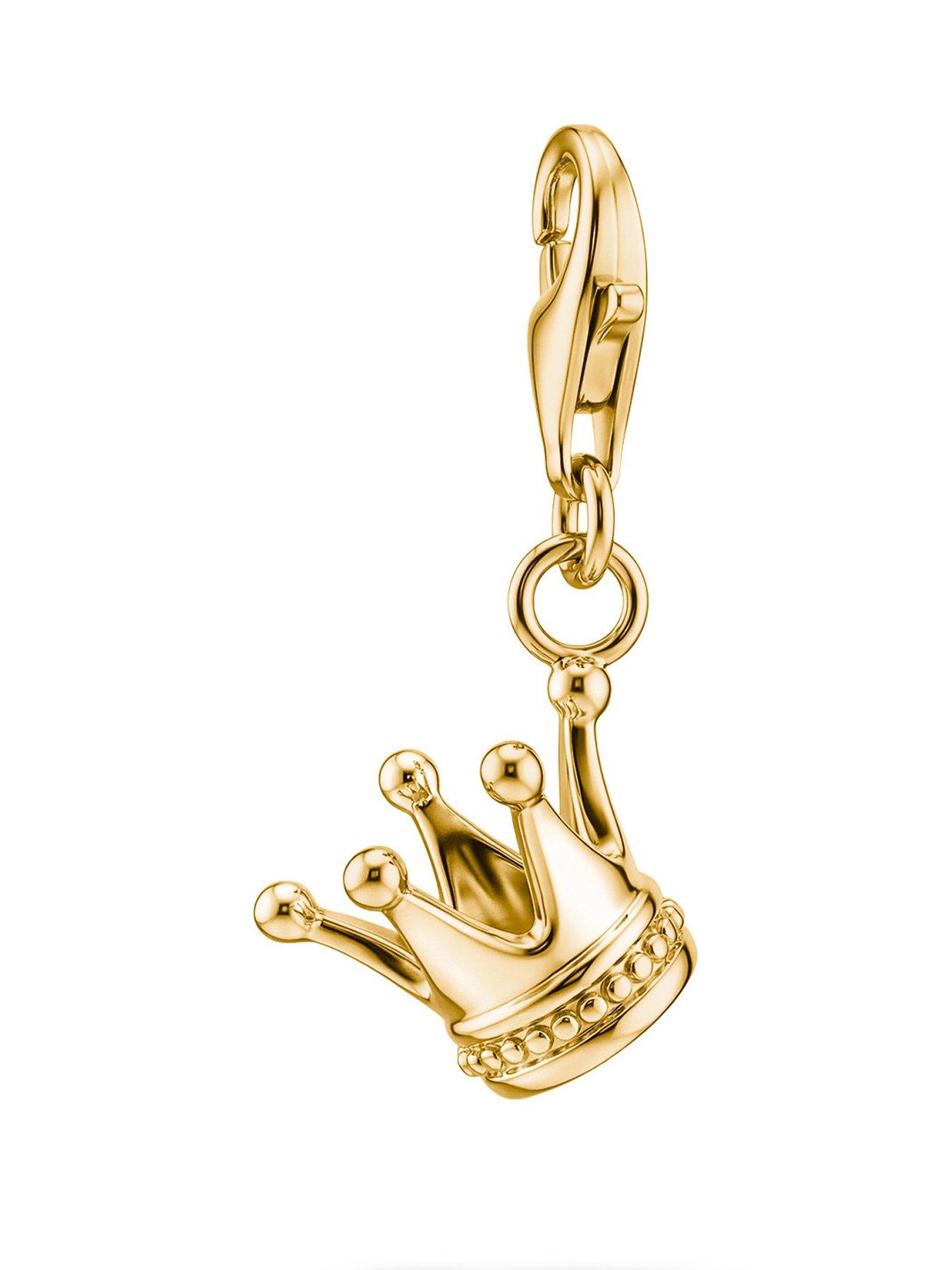 Image 1 of 2 of Thomas Sabo Crown Gold Charm Original Pendant