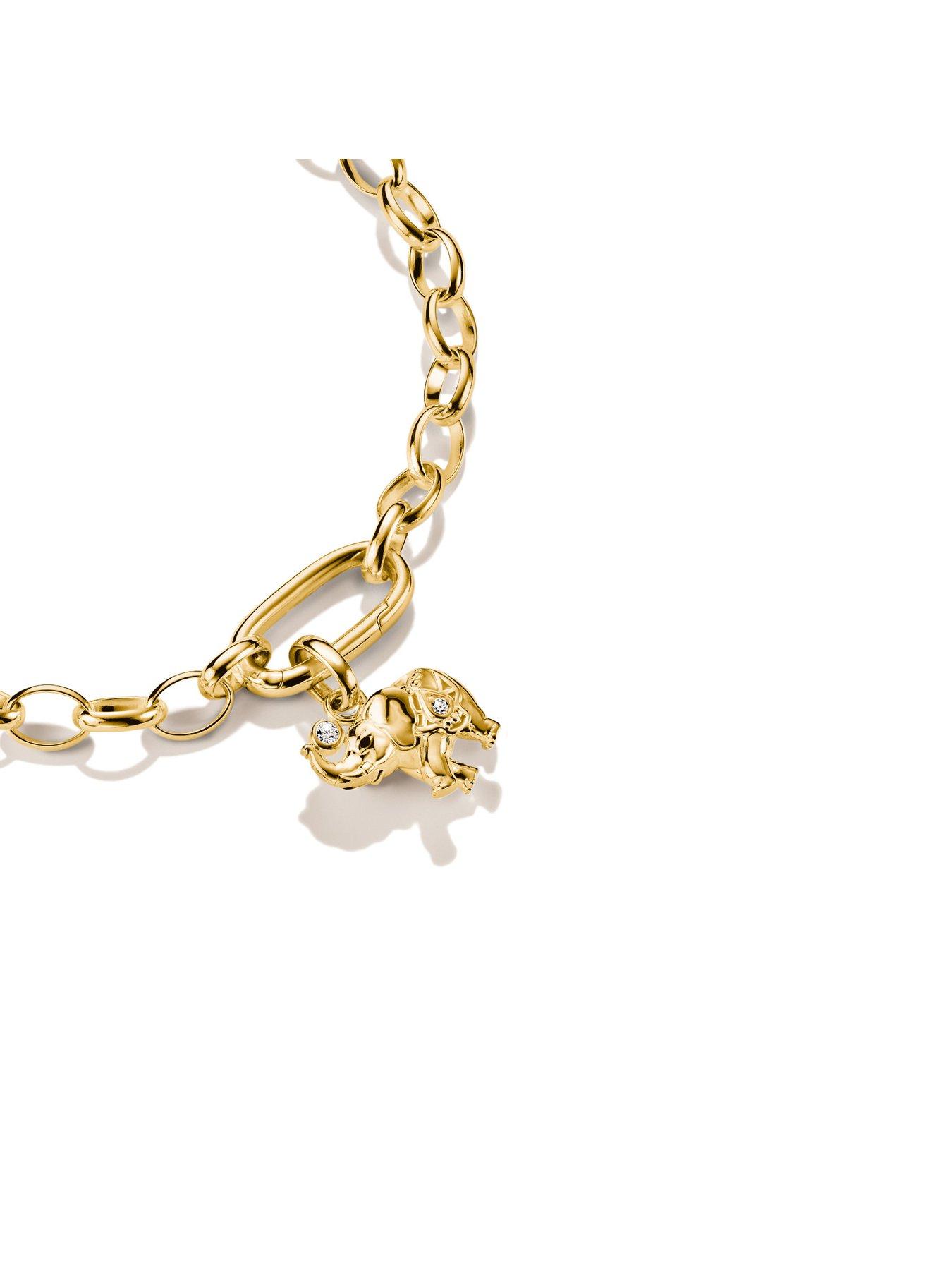Image 2 of 2 of Thomas Sabo Elephant Gold Charm Connect Pendant