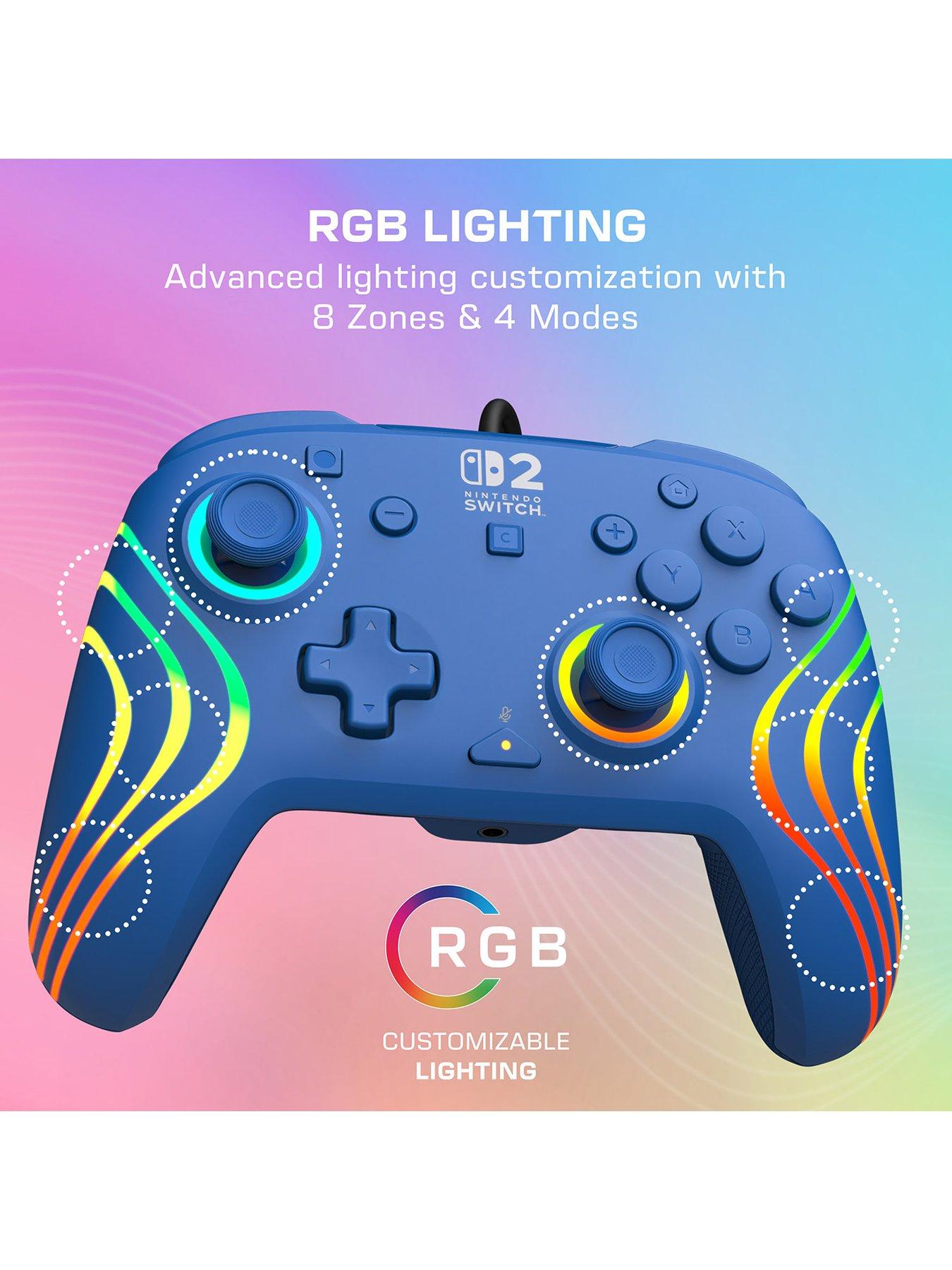 Image 4 of 7 of Turtle Beach Afterglow Wave Wired NS2 Blue
