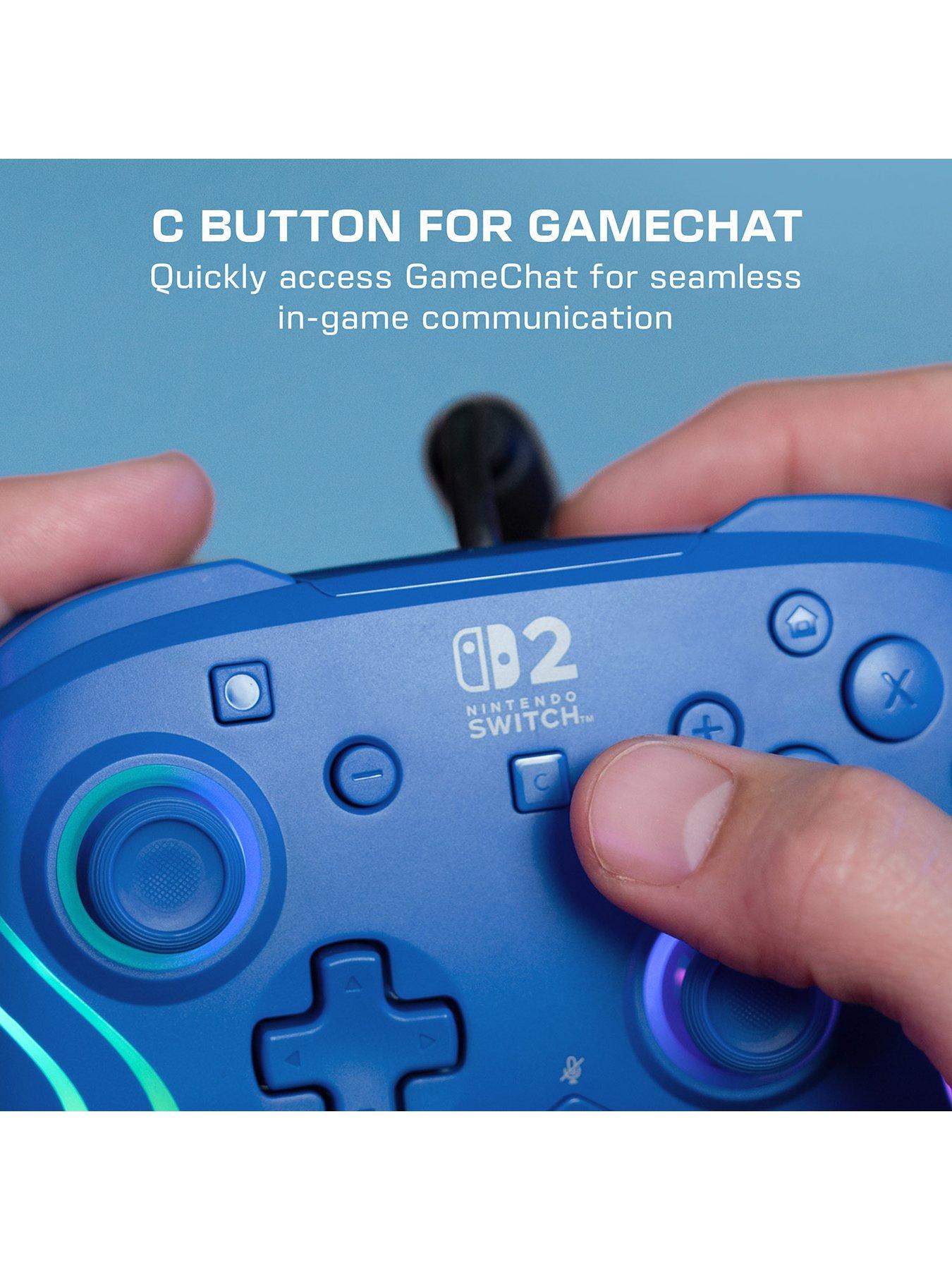 Image 5 of 7 of Turtle Beach Afterglow Wave Wired NS2 Blue