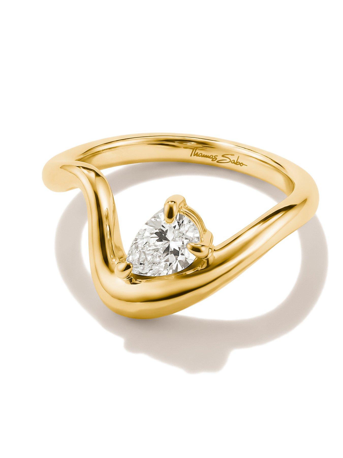 Image 2 of 4 of Thomas Sabo Fluid EleganceRing