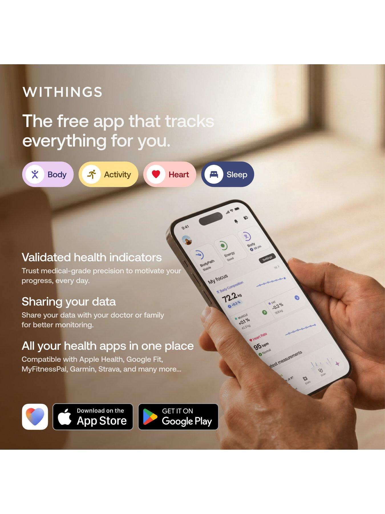 Image 7 of 7 of Withings Withings BodyFit - Black