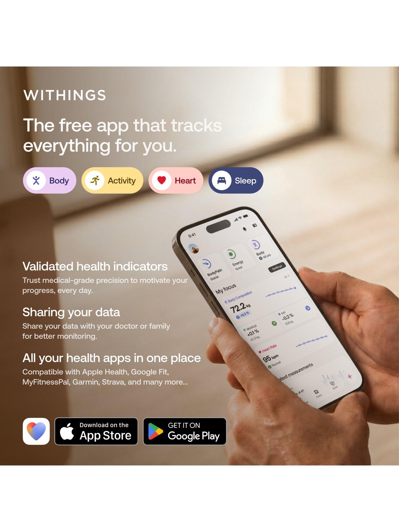 Image 7 of 7 of Withings Withings BodyFit - White