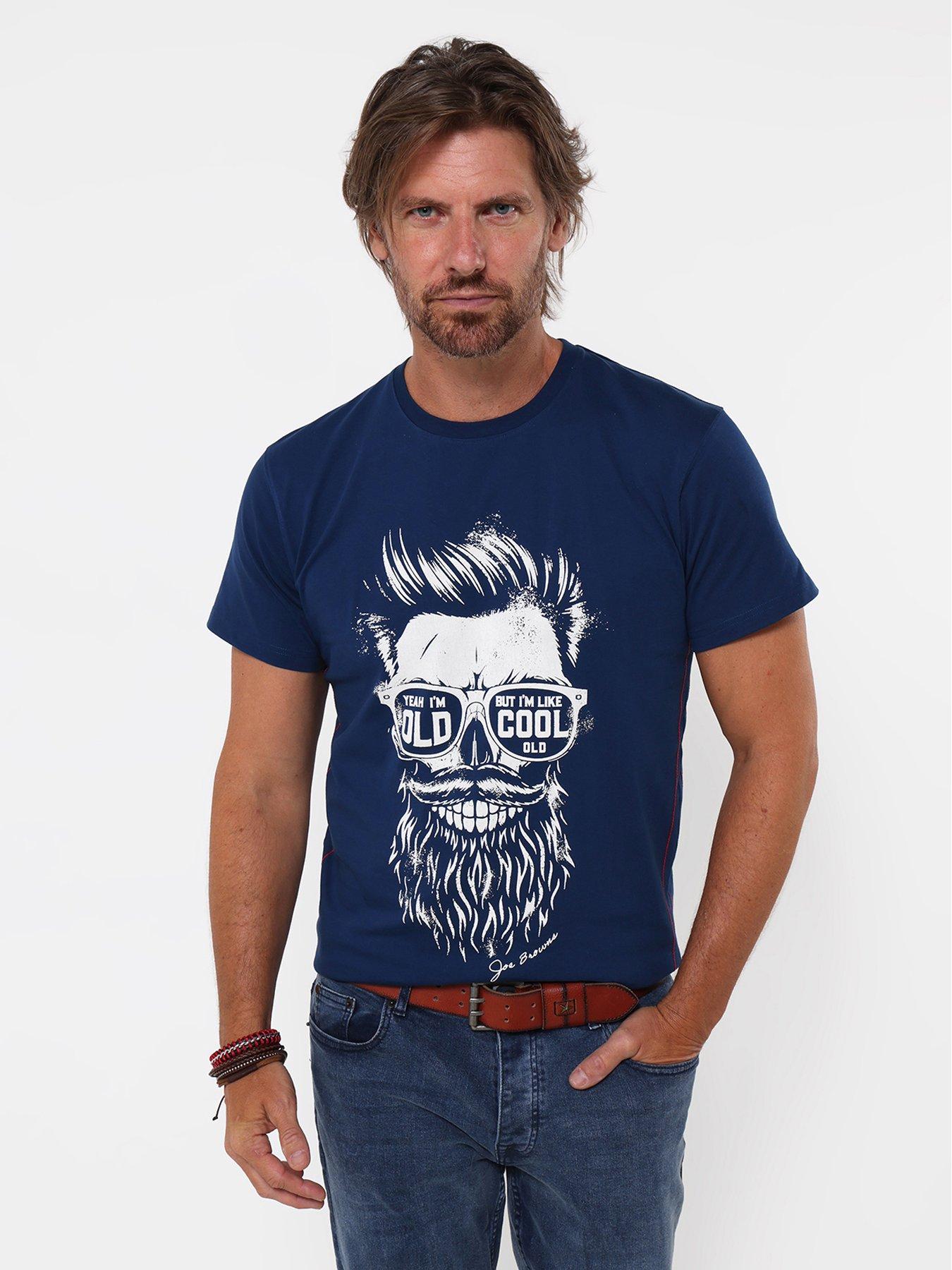 Image 1 of 5 of Joe Browns Mens Dead Cool T-Shirt - Blue