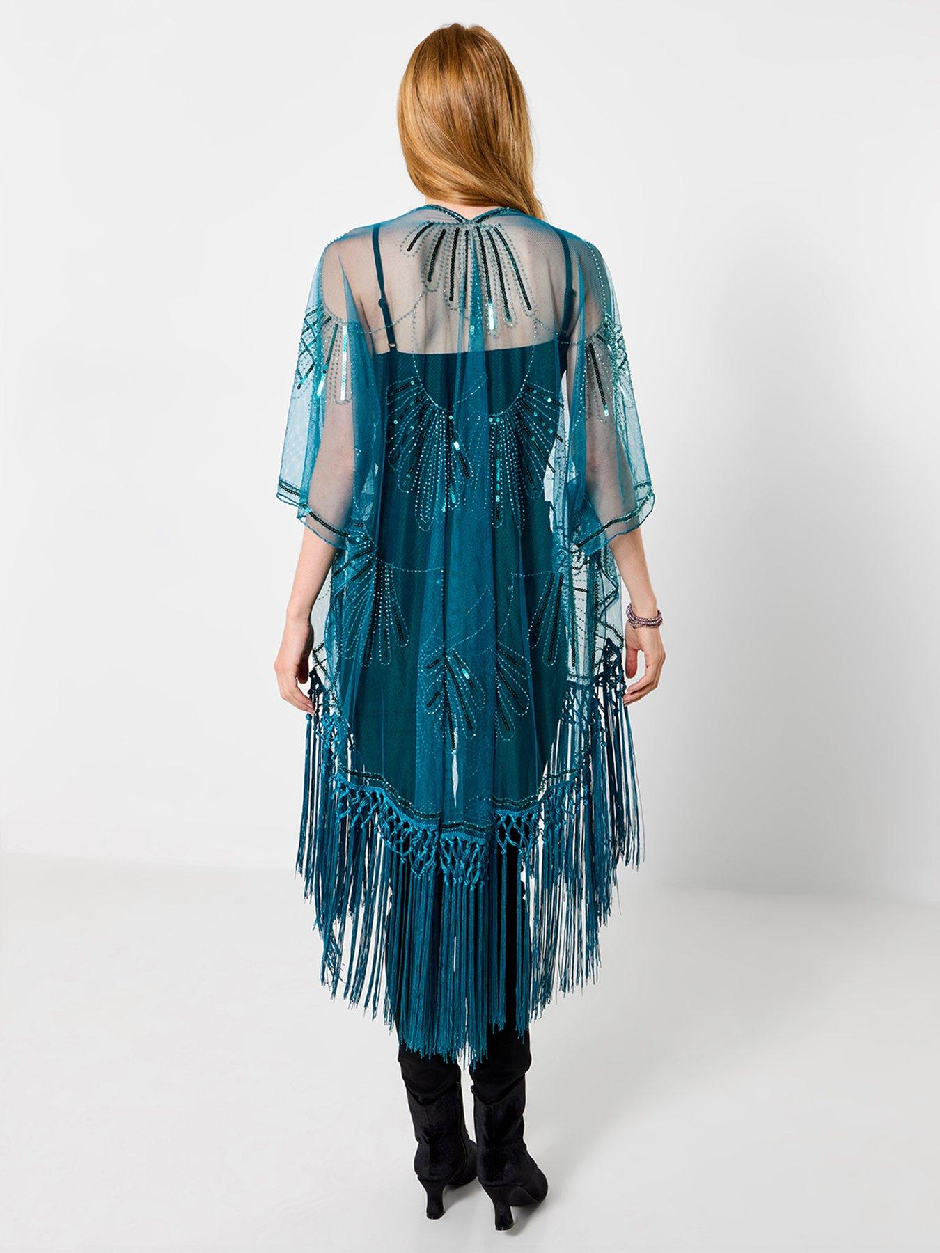 Image 2 of 6 of Joe Browns Womens Dazzle Me Darling Kimono - Blue