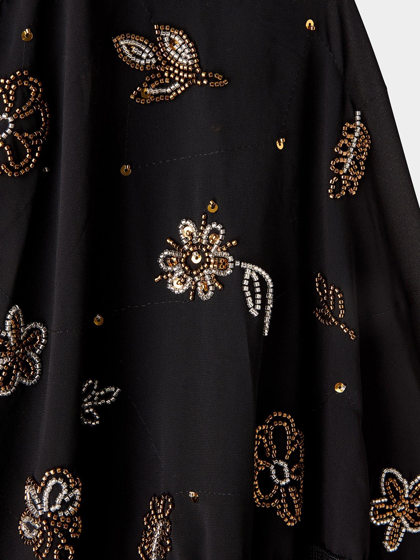 Image 6 of 6 of Joe Browns Womens Dazzling Sequin Cape - Black