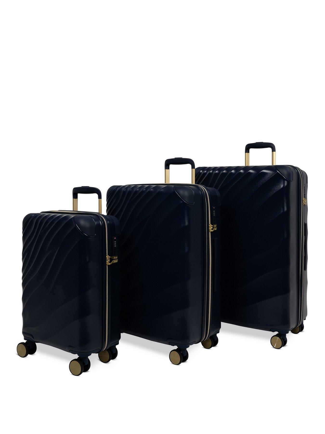 Image 1 of 7 of Rock Luggage Sahara Hardshell Suitcase 3pc set (Cabin/Medium/Large)