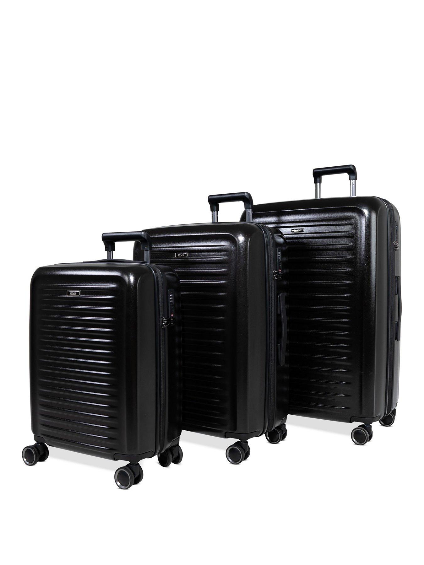 Image 1 of 7 of Rock Luggage Legacy Hardshell Suitcase 3pc set (Cabin/Medium/Large)