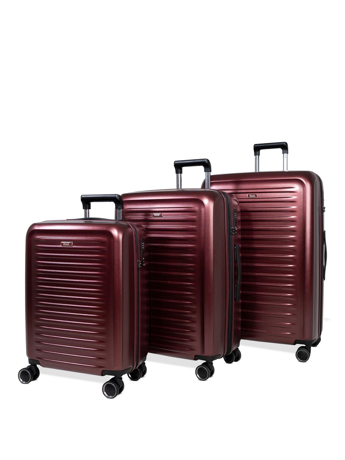 Image 1 of 7 of Rock Luggage Legacy Hardshell Suitcase 3pc set (Cabin/Medium/Large)