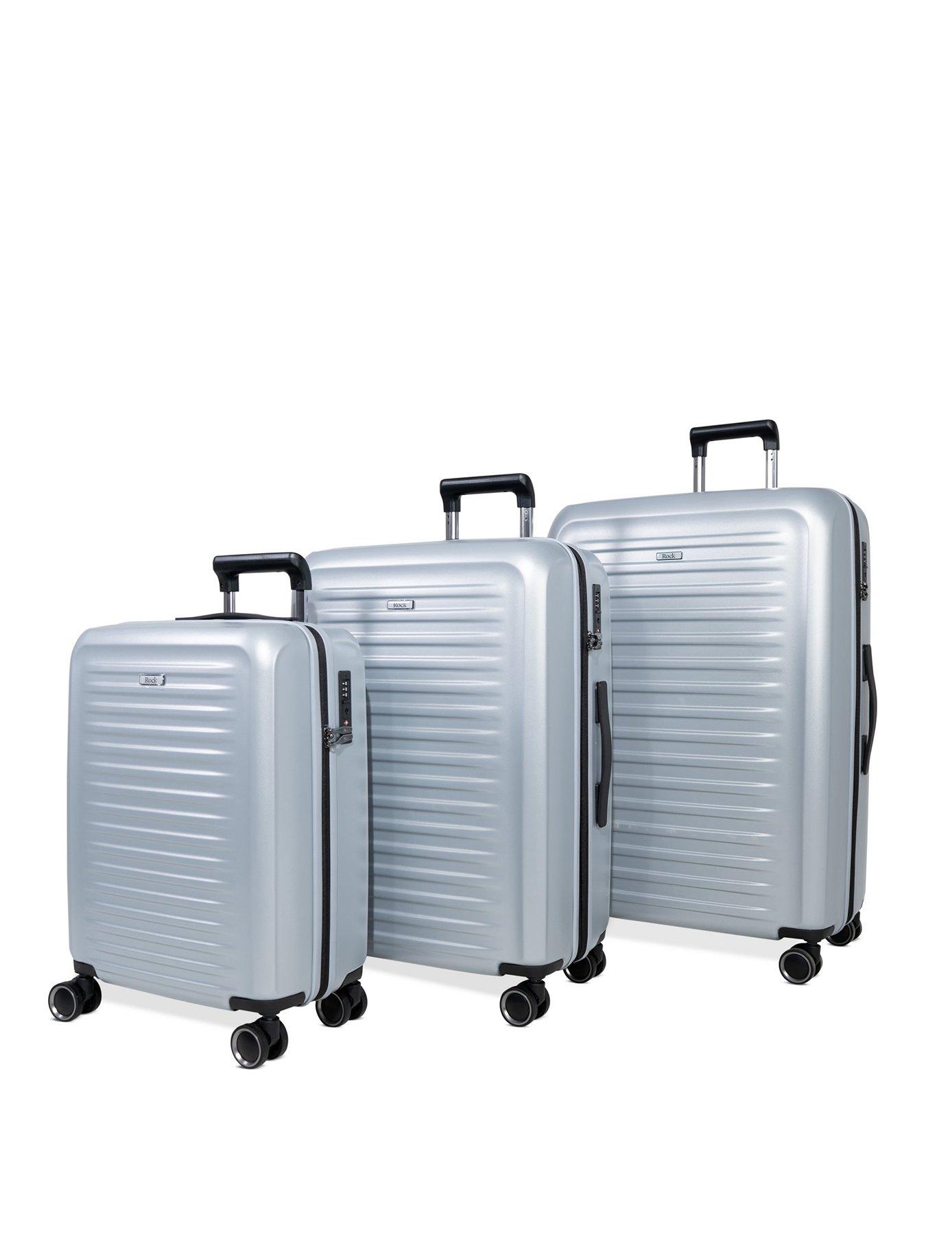 Image 1 of 7 of Rock Luggage Legacy Hardshell Suitcase 3pc set (Cabin/Medium/Large)