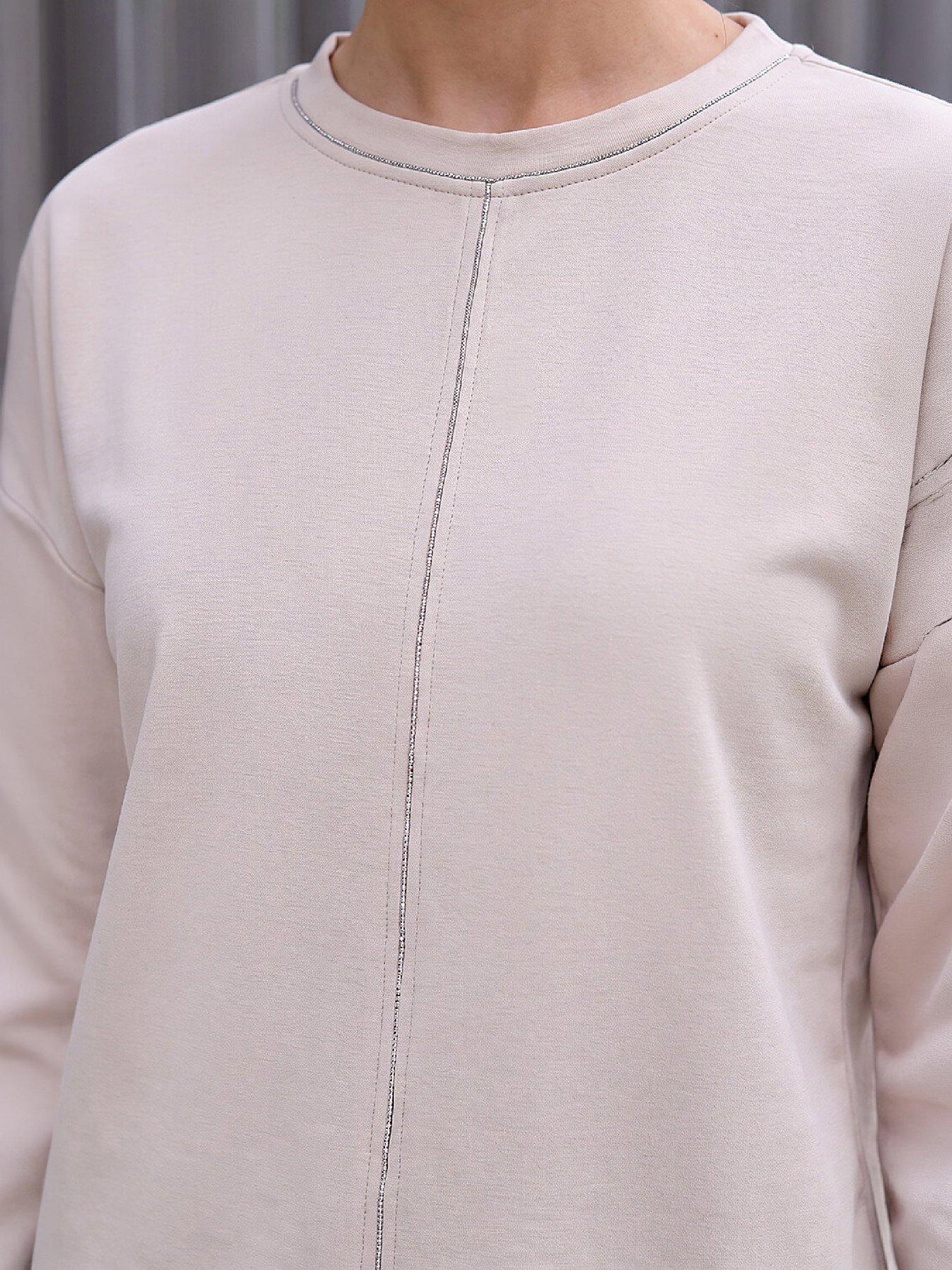 Image 2 of 4 of Roman Beaded Soft Sweatshirt