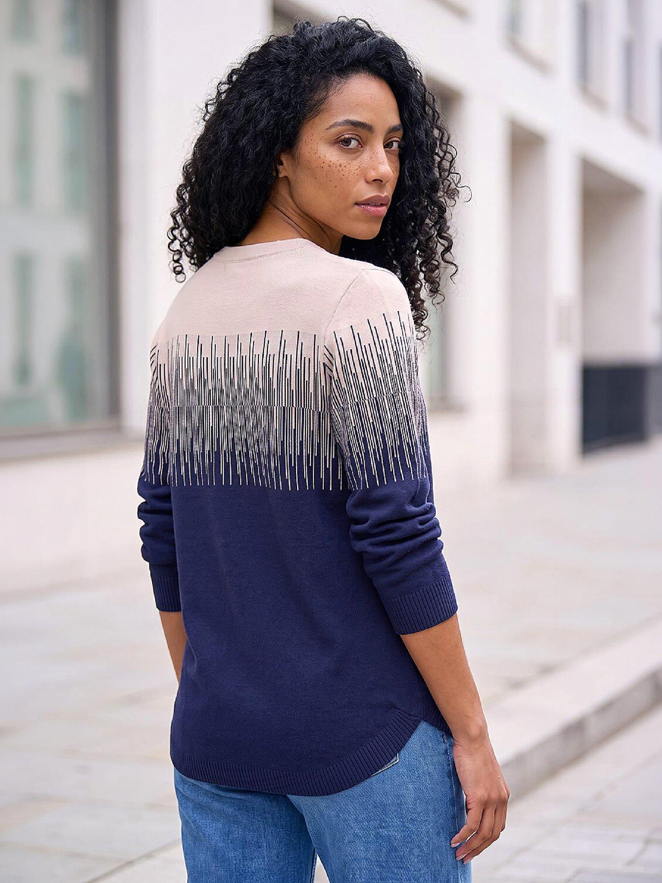 Image 4 of 4 of Roman Hotfix Colour Block Jumper